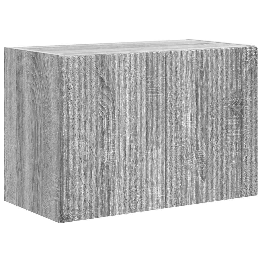 Meuble TV mural Gris Sonoma 59,5 x 31 x 40 cm Bois d'ingénierie - XIOS