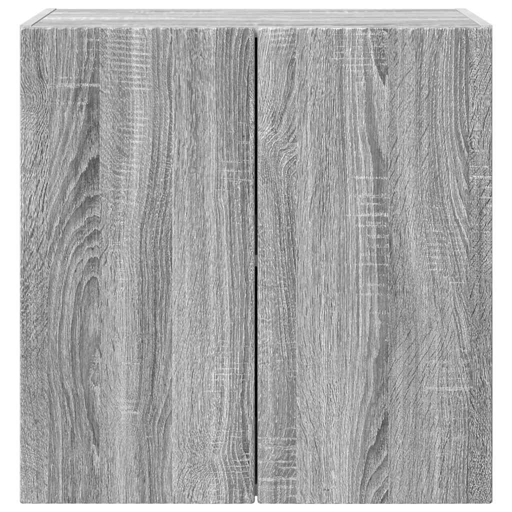 Meuble TV mural Gris Sonoma 59,5 x 31 x 60 cm Bois d'ingénierie - XIOS