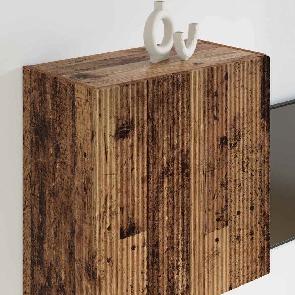Meuble TV mural Bois Ancien 59,5 x 31 x 60 cm Bois d'ingénierie - XIOS