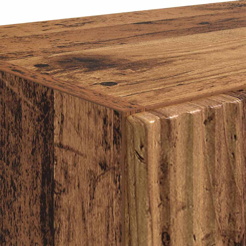 Meuble TV mural Bois Ancien 59,5 x 31 x 80 cm Bois d'ingénierie - XIOS