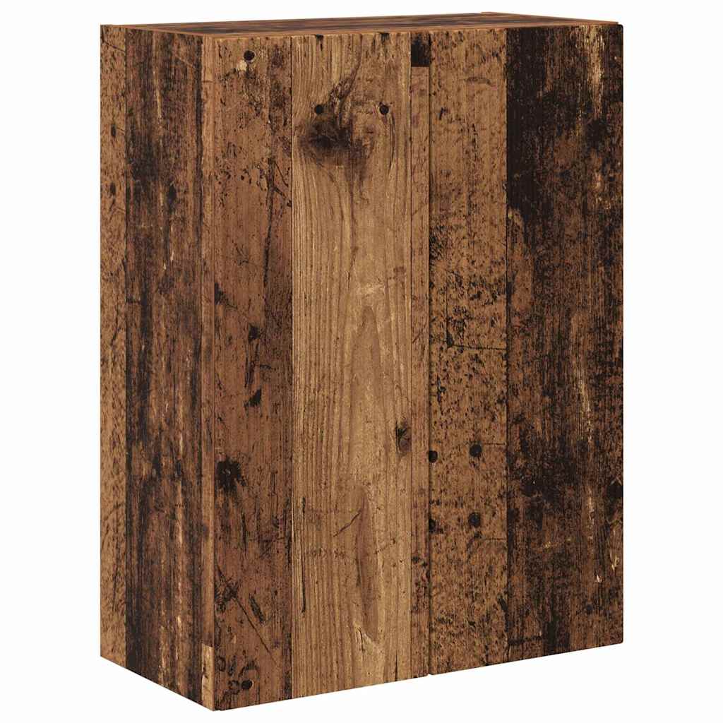 Meuble TV mural Bois Ancien 59,5 x 31 x 80 cm Bois d'ingénierie - XIOS