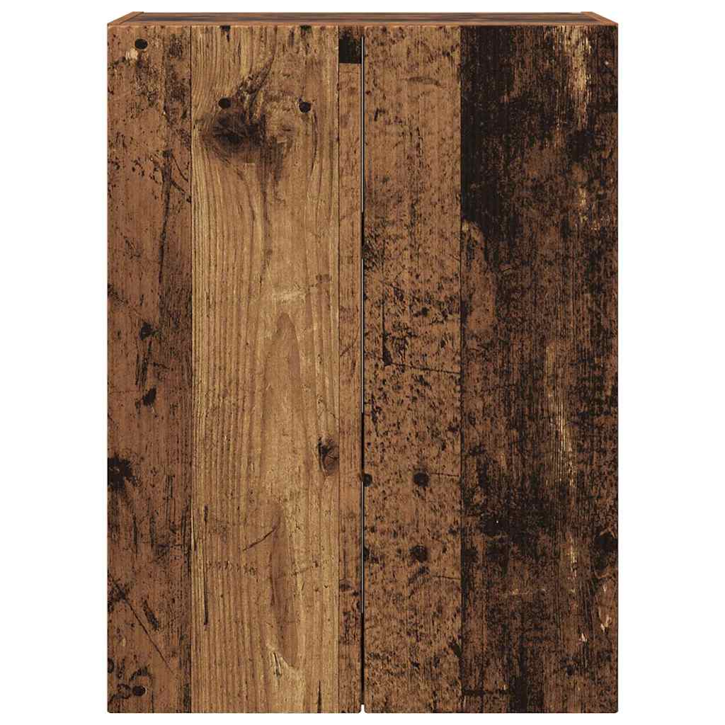 Meuble TV mural Bois Ancien 59,5 x 31 x 80 cm Bois d'ingénierie - XIOS