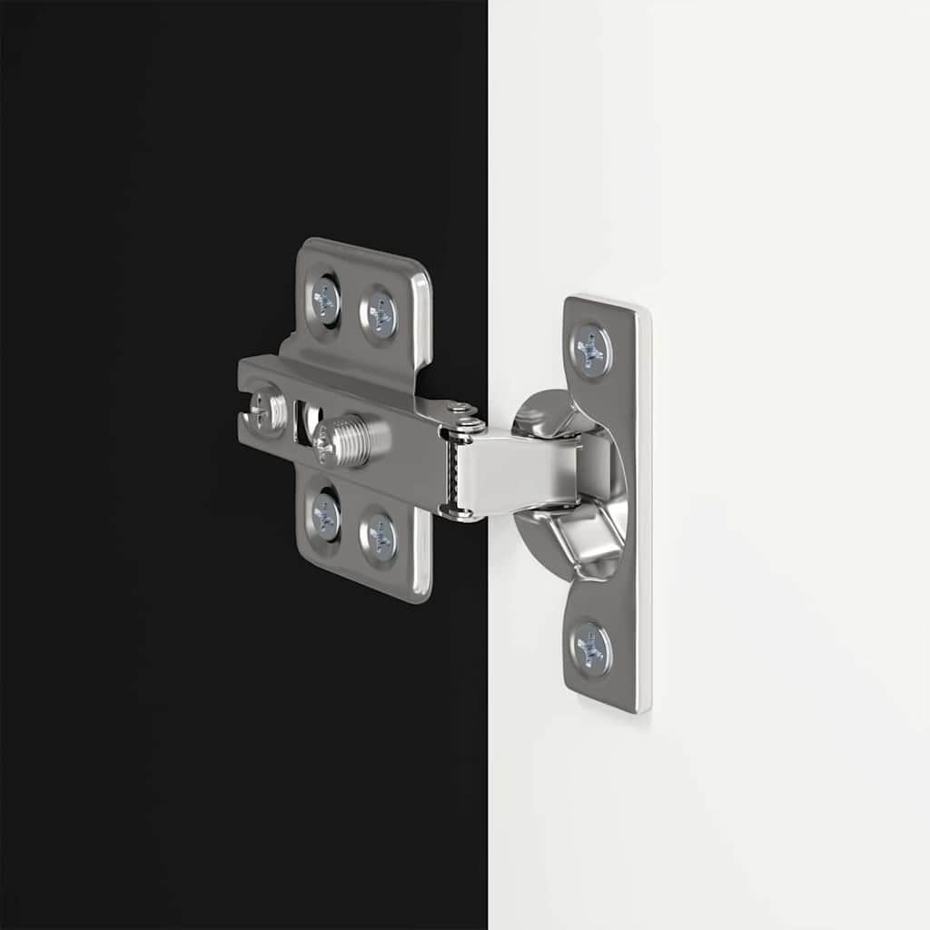 Meuble TV mural Noir 59,5 x 31 x 100 cm Bois d'ingénierie - XIOS