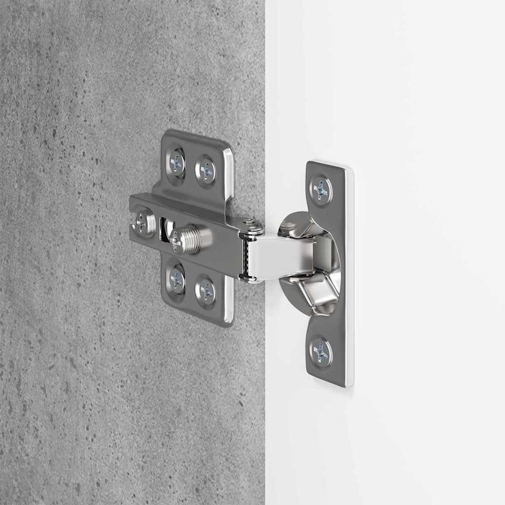 Meuble TV mural Gris béton 59,5 x 31 x 100 cm Bois d'ingénierie - XIOS