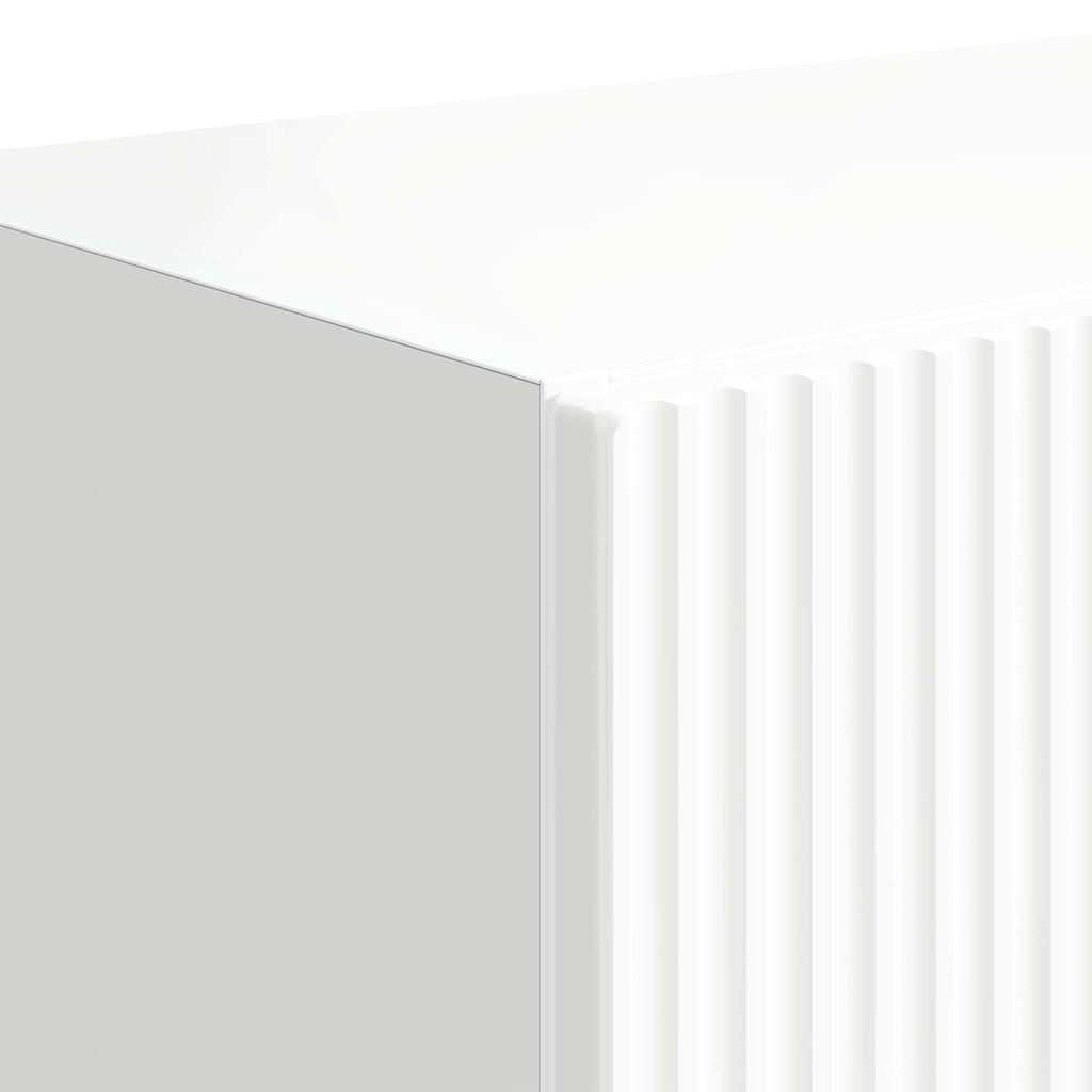 Meuble TV mural Montage mural Blanc brillant 59,5 x 31 x 100 cm - XIOS