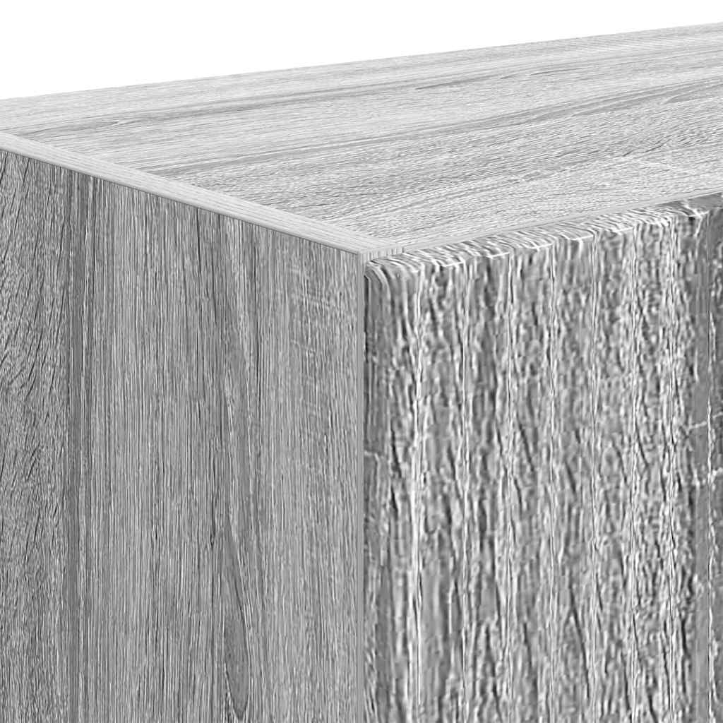 Meuble TV mural Montage mural Gris Sonoma 59,5 x 31 x 100 cm - XIOS