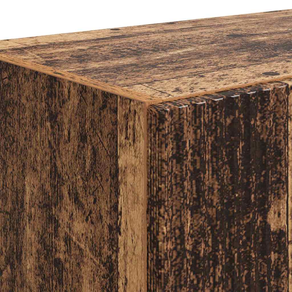 Meuble TV mural Montage mural Bois Ancien 59,5 x 31 x 100 cm - XIOS