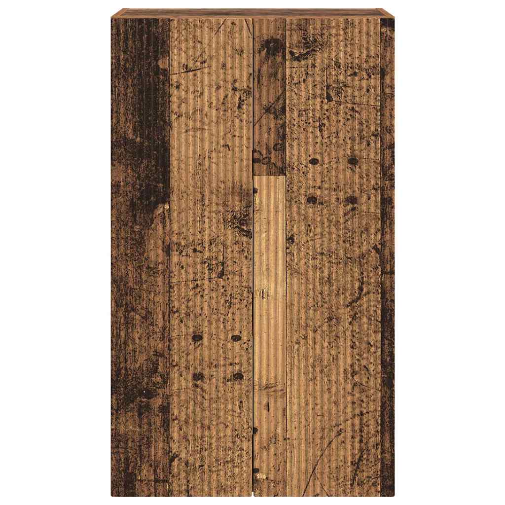 Meuble TV mural Montage mural Bois Ancien 59,5 x 31 x 100 cm - XIOS