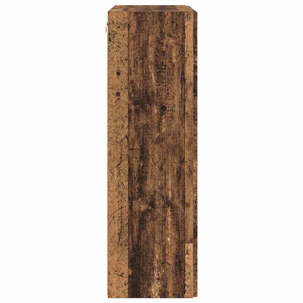 Meuble TV mural Montage mural Bois Ancien 59,5 x 31 x 100 cm - XIOS