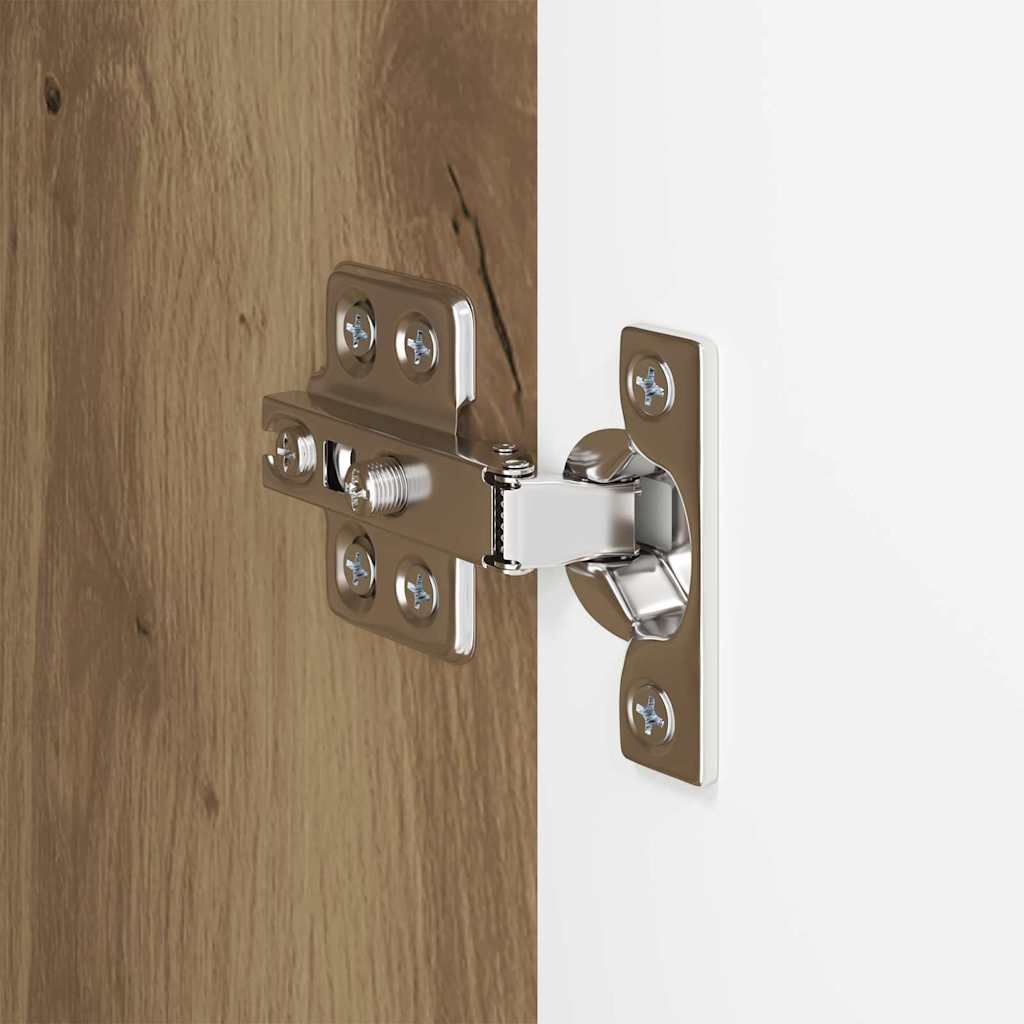 Meuble TV mural Chêne artisanal 59,5 x 31 x 100 cm - XIOS