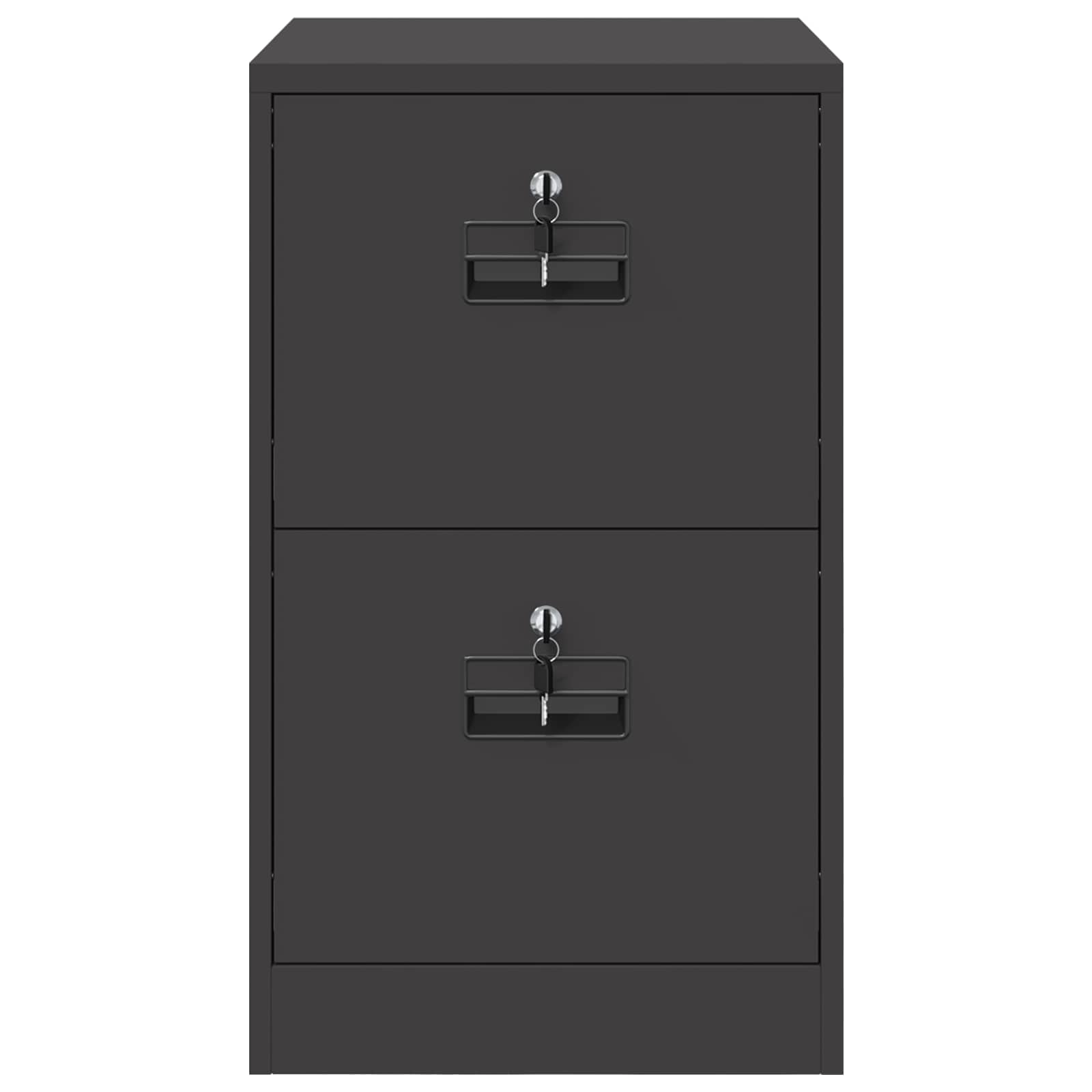 Cabinet de Dossier Noir 44 x 50 x 106.5 cm Acier Laminé à Froid - XIOS