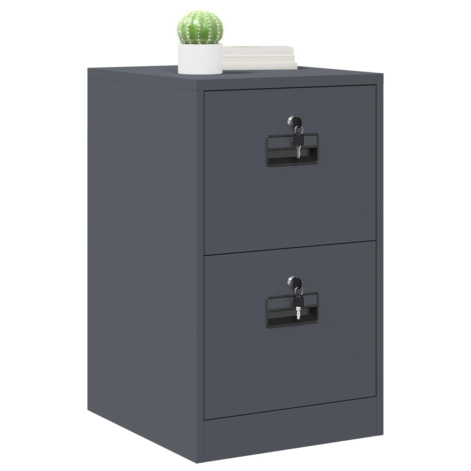 Cabinet de Dossier avec tiroir Anthracite 44 x 50 x 106.5 cm - XIOS