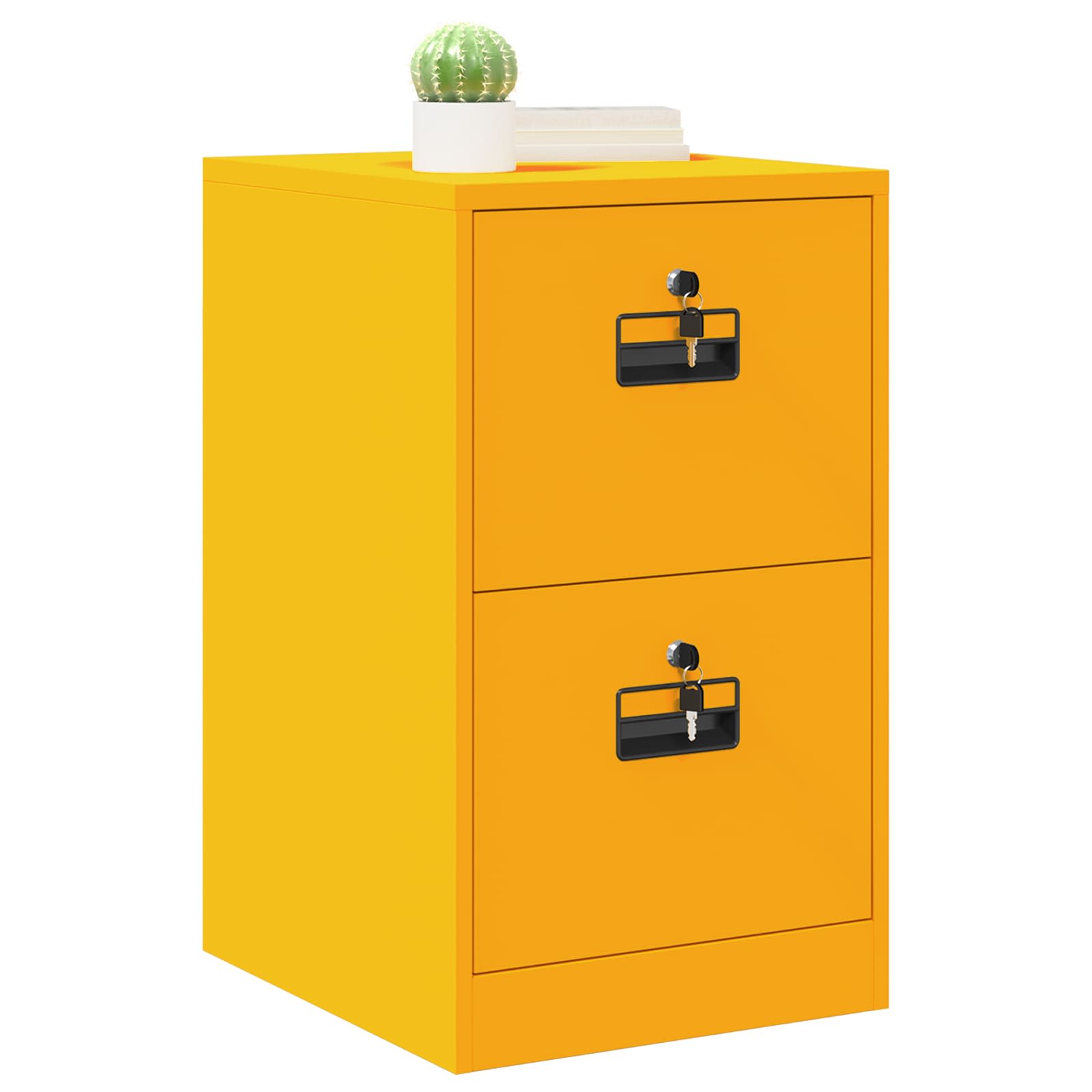 Cabinet de Dossier Jaune moutarde 44 x 50 x 106.5 cm - XIOS