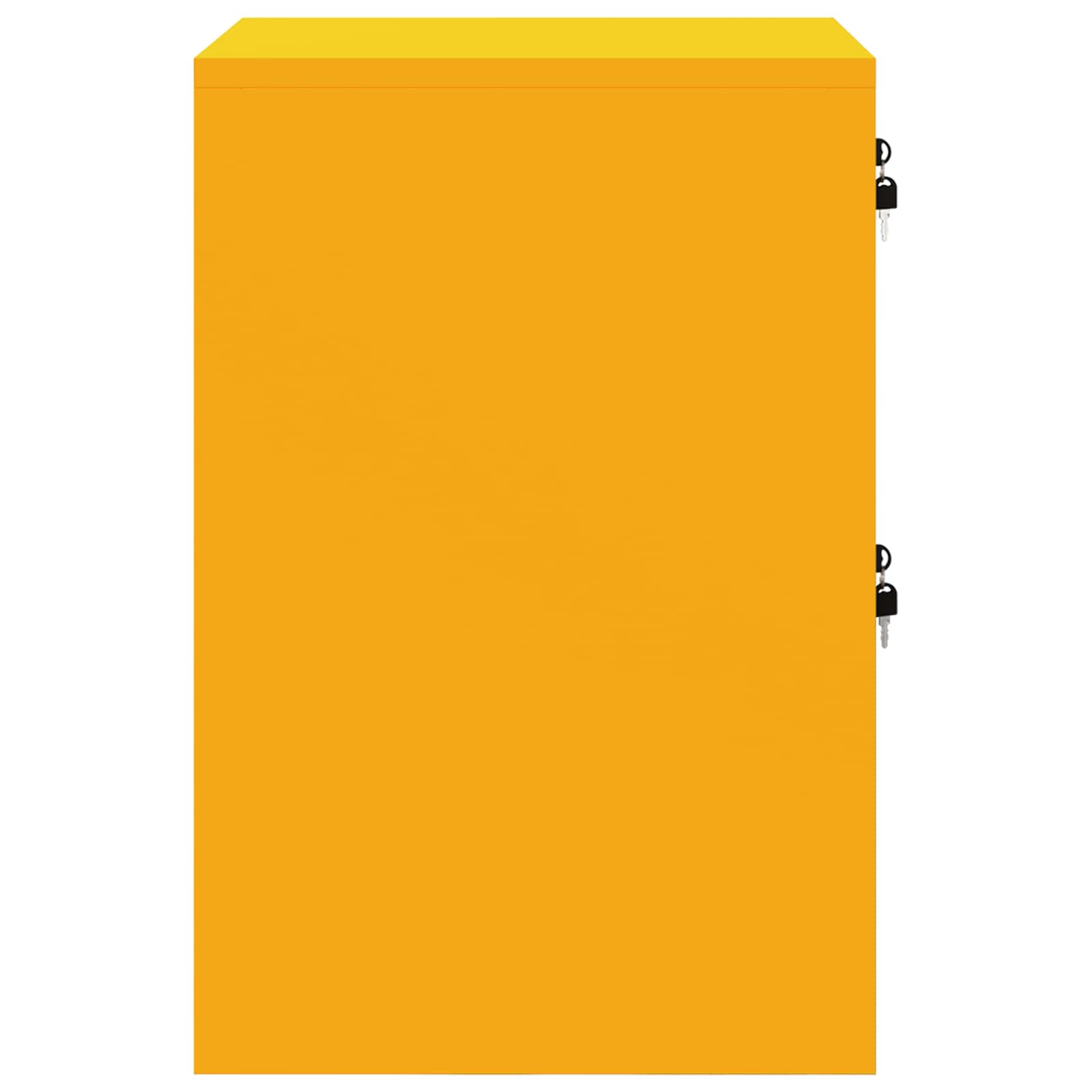 Cabinet de Dossier Jaune moutarde 44 x 50 x 106.5 cm - XIOS