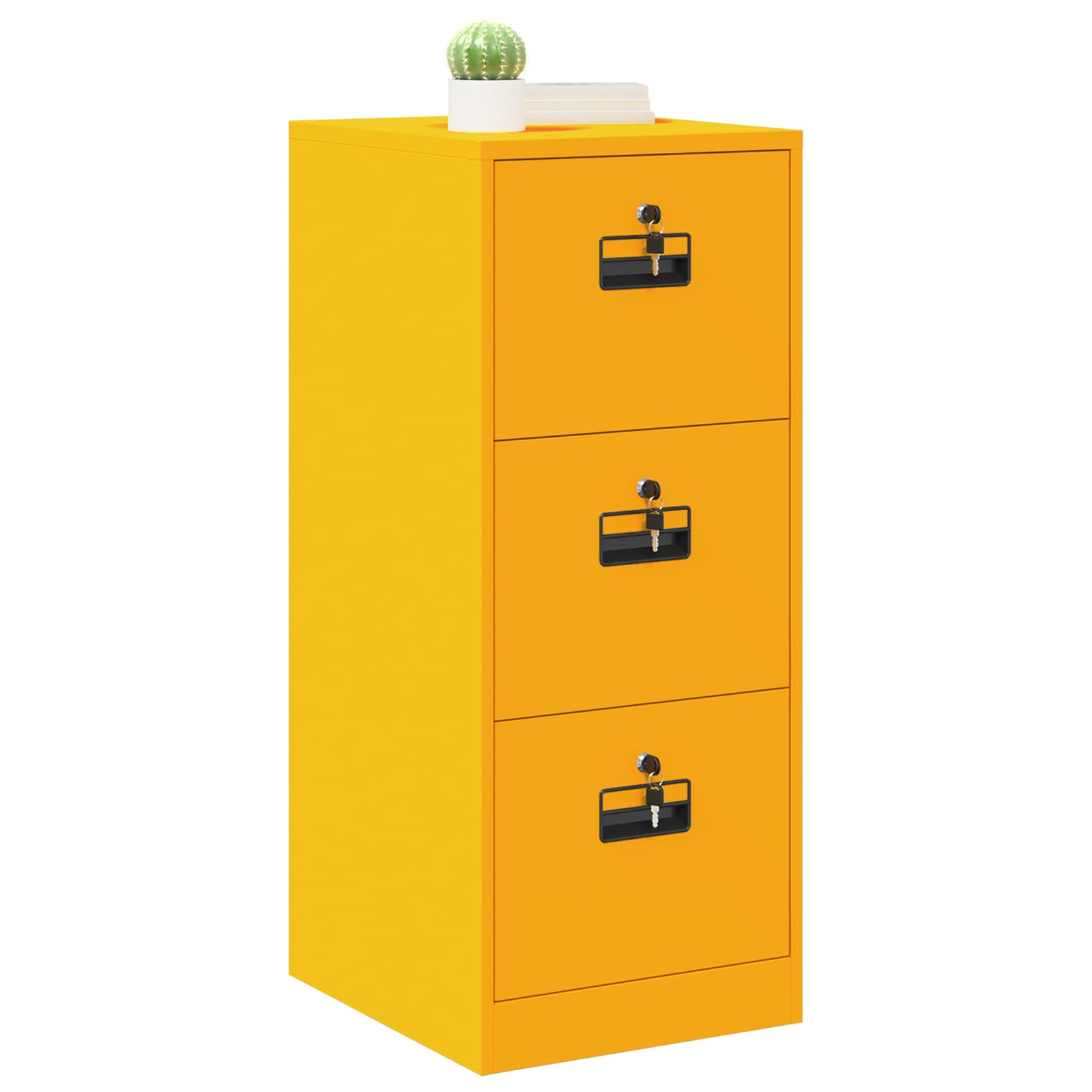 Cabinet de Dossier Jaune moutarde 44 x 50 x 106.5 cm - XIOS