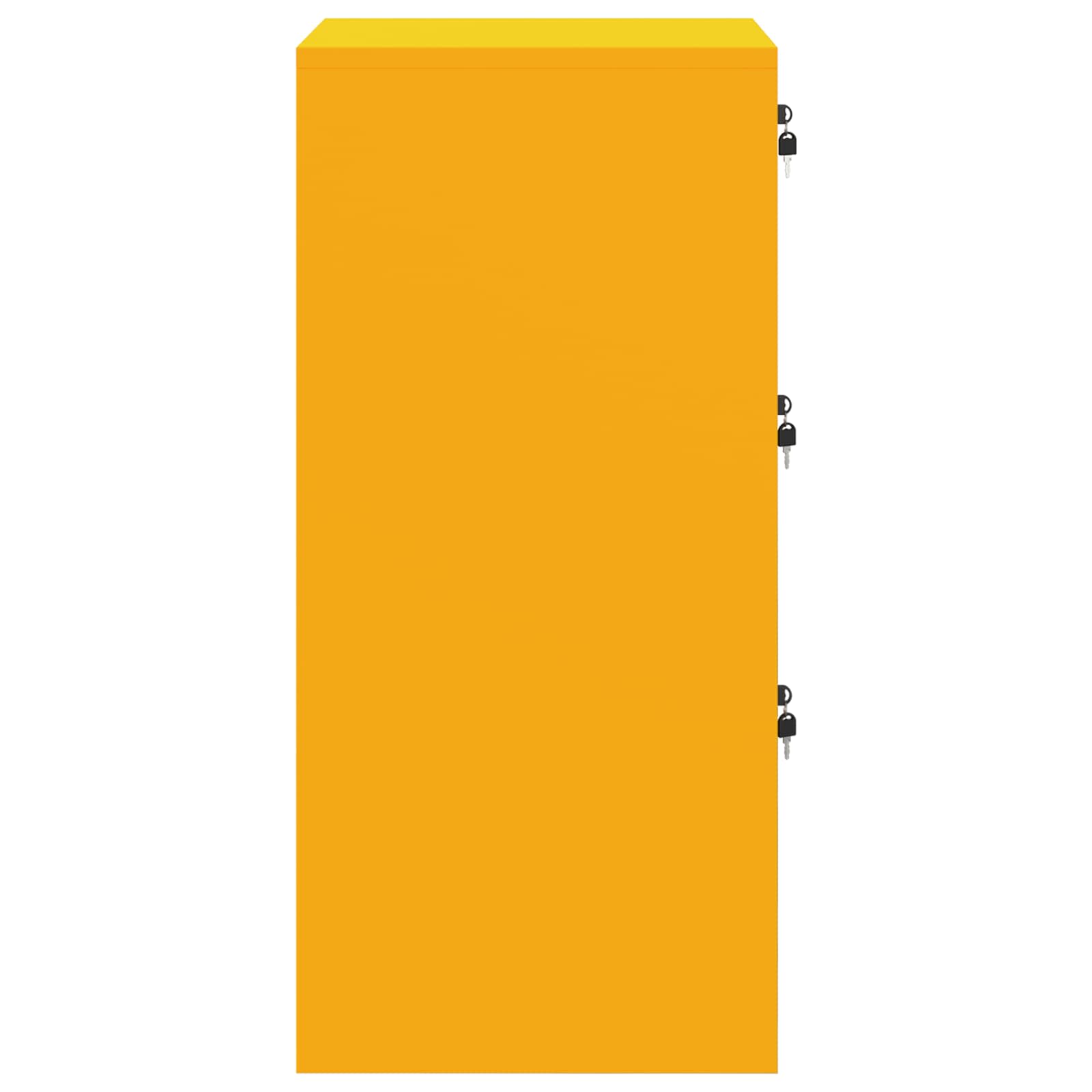 Cabinet de Dossier Jaune moutarde 44 x 50 x 106.5 cm - XIOS