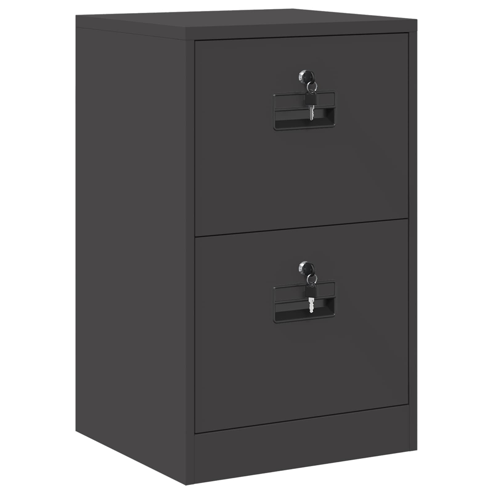 Cabinet de Dossier Noir 44 x 50 x 106.5 cm Acier Laminé à Froid - XIOS