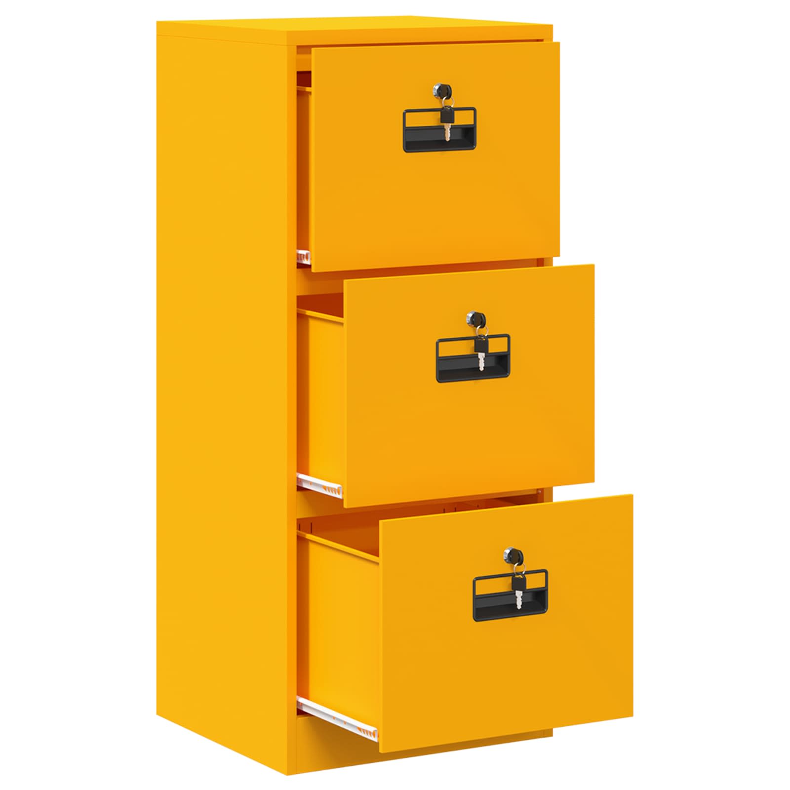 Cabinet de Dossier Jaune moutarde 44 x 50 x 106.5 cm - XIOS