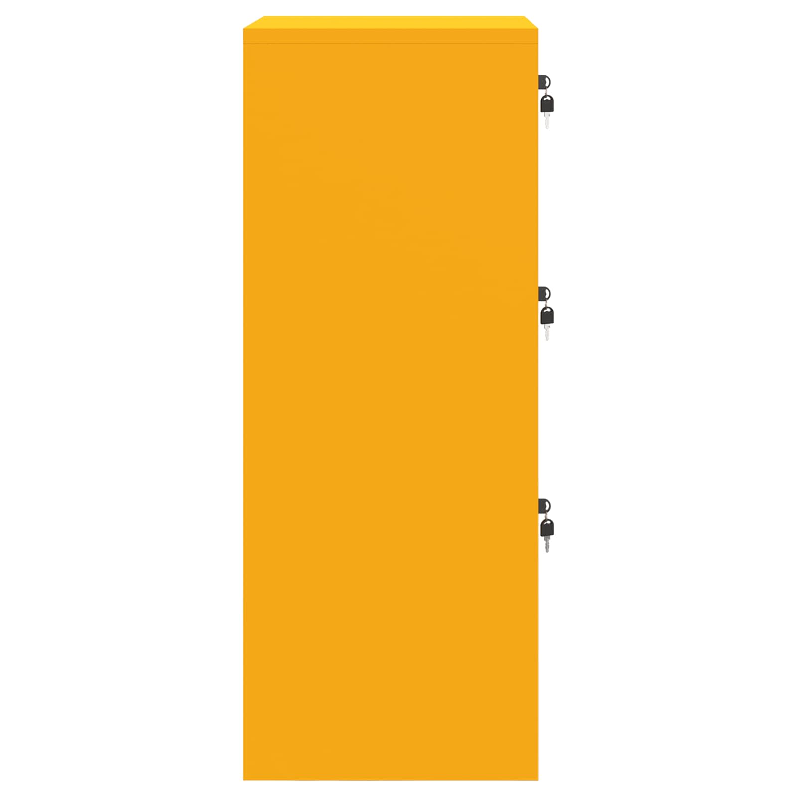 Cabinet de Dossier Jaune moutarde 44 x 50 x 106.5 cm - XIOS