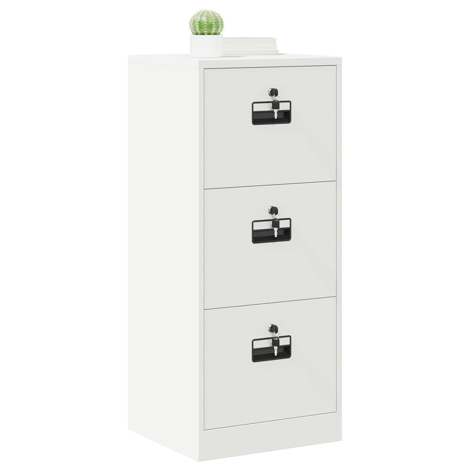 Cabinet de Dossier avec tiroir Blanc 44 x 50 x 106.5 cm - XIOS