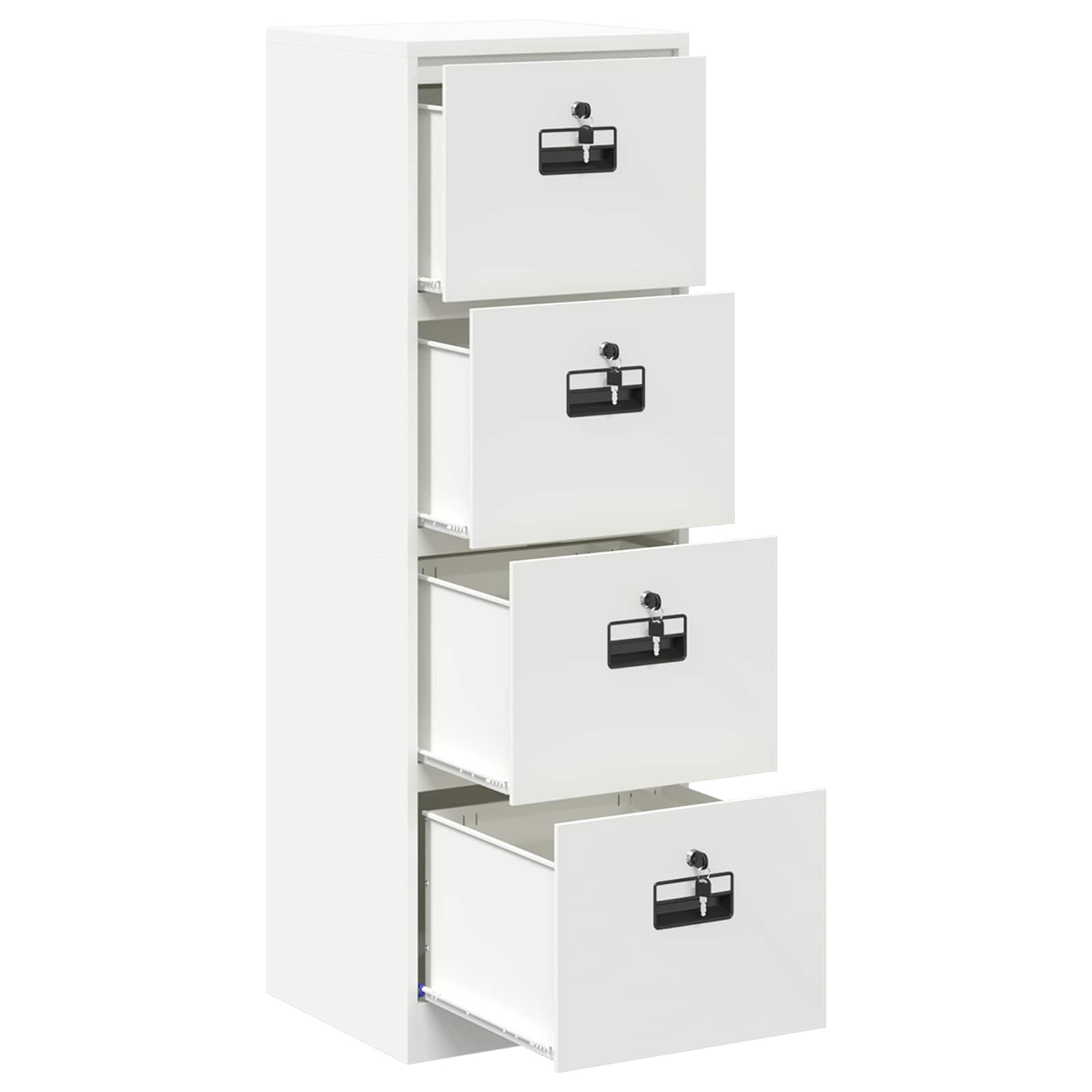 Cabinet de Dossier avec tiroir Blanc 45,5 x 42 x 139 cm - XIOS