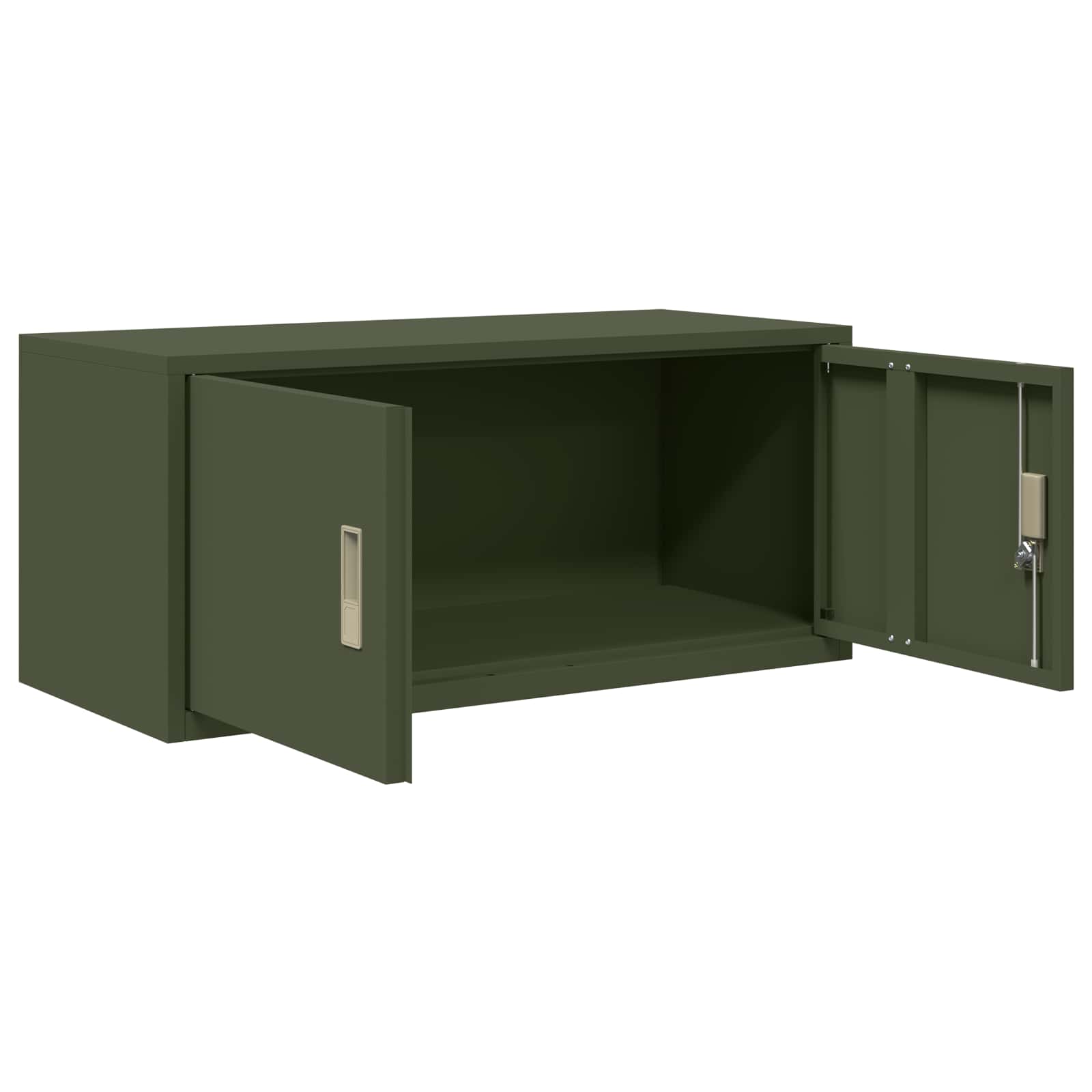 Armoire de rangement avec stockage Vert olive 90 x 40 x 40 cm