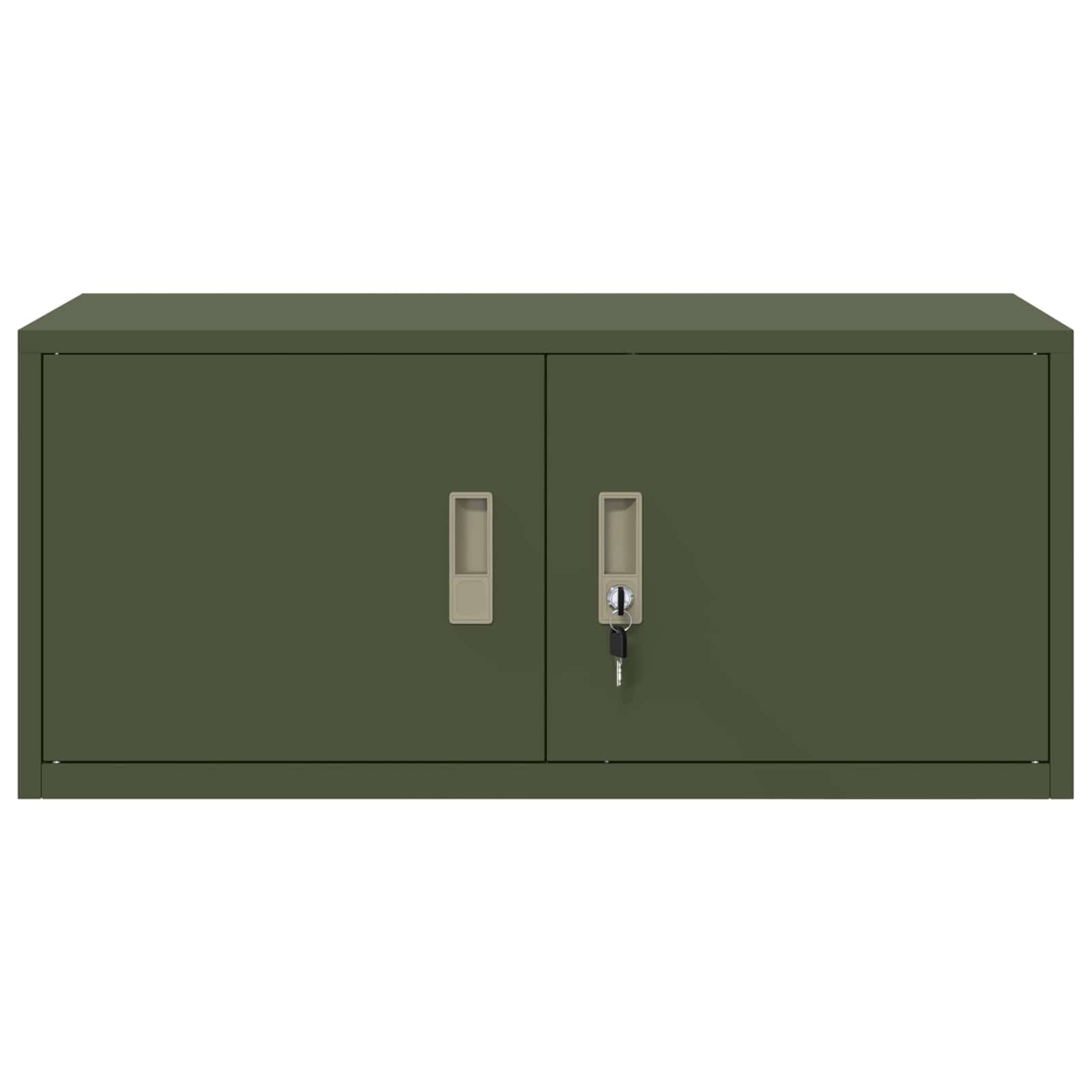 Armoire de rangement avec stockage Vert olive 90 x 40 x 40 cm