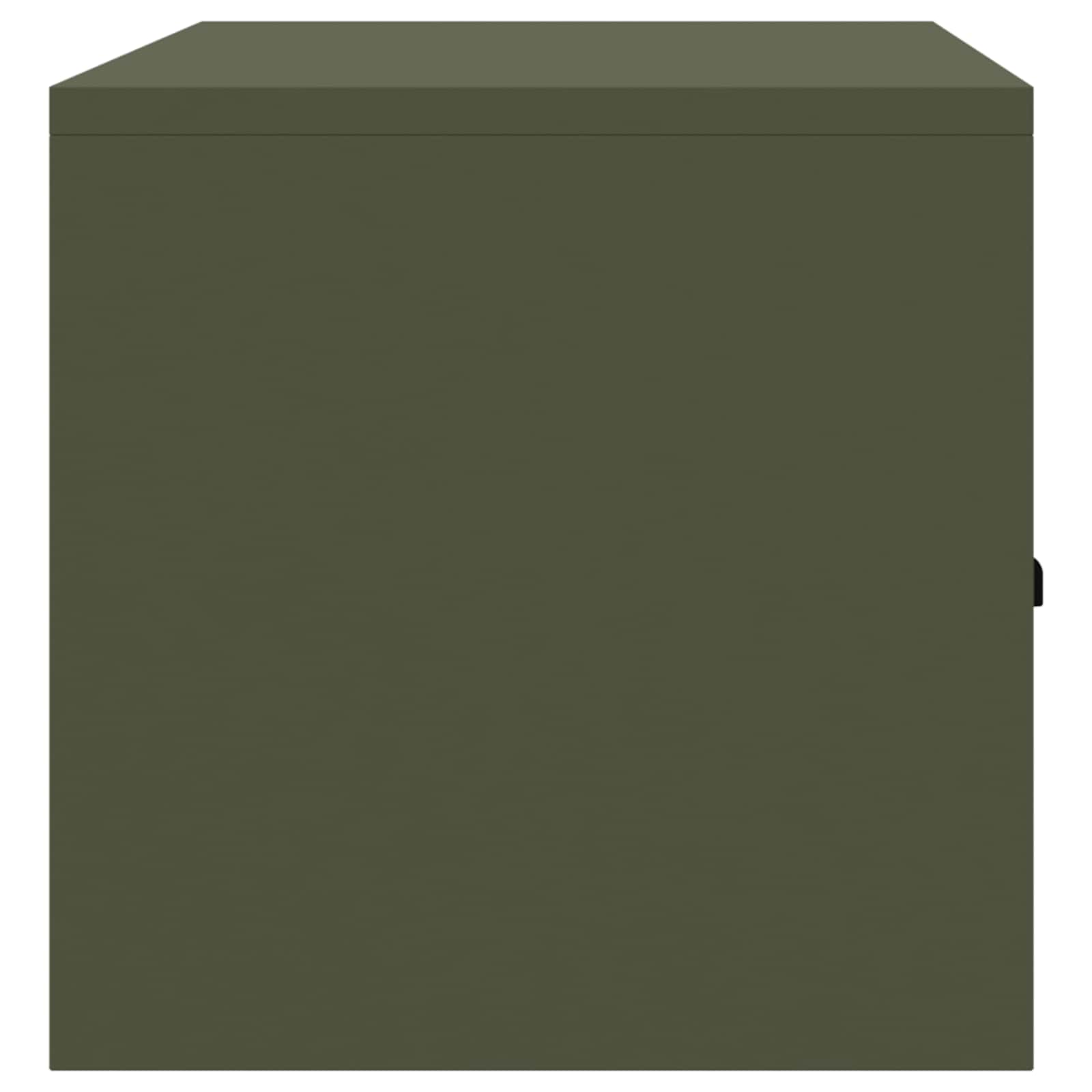 Armoire de rangement avec stockage Vert olive 90 x 40 x 40 cm