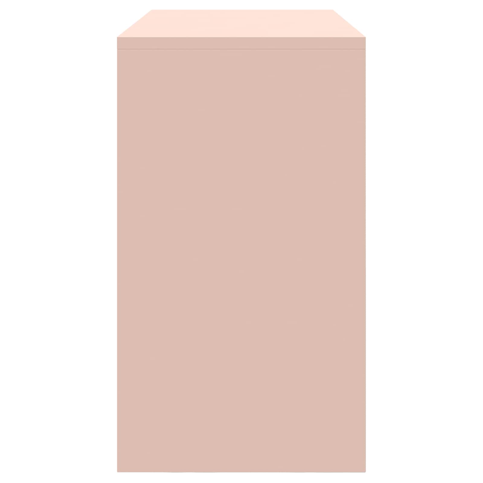 Armoire de rangement Rose 90 x 40 x 70 cm Acier Laminé à Froid - XIOS