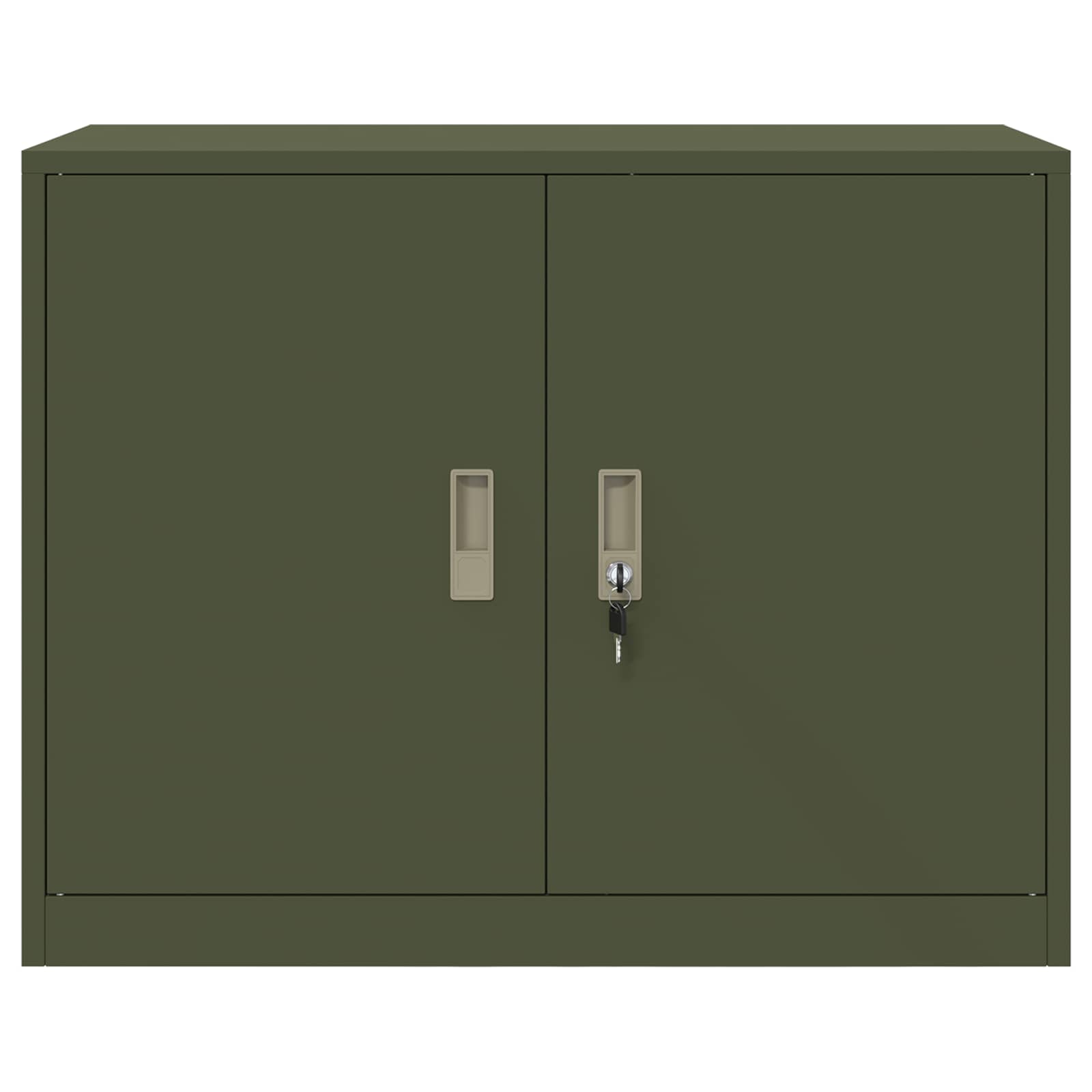 Armoire de rangement avec stockage Vert olive 90 x 40 x 70 cm - XIOS