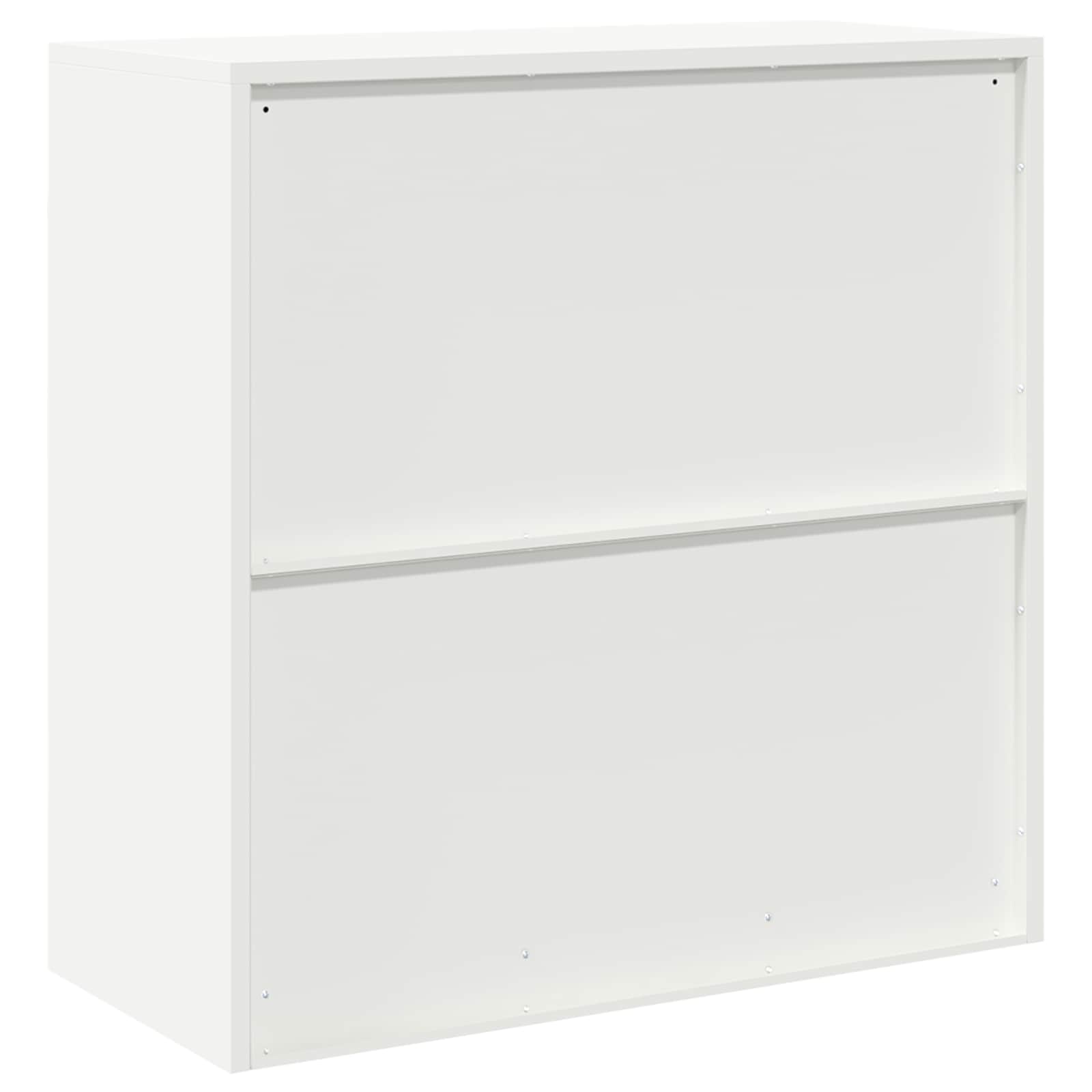 Armoire de rangement Blanc 90 x 40 x 90 cm Acier Laminé à Froid - XIOS
