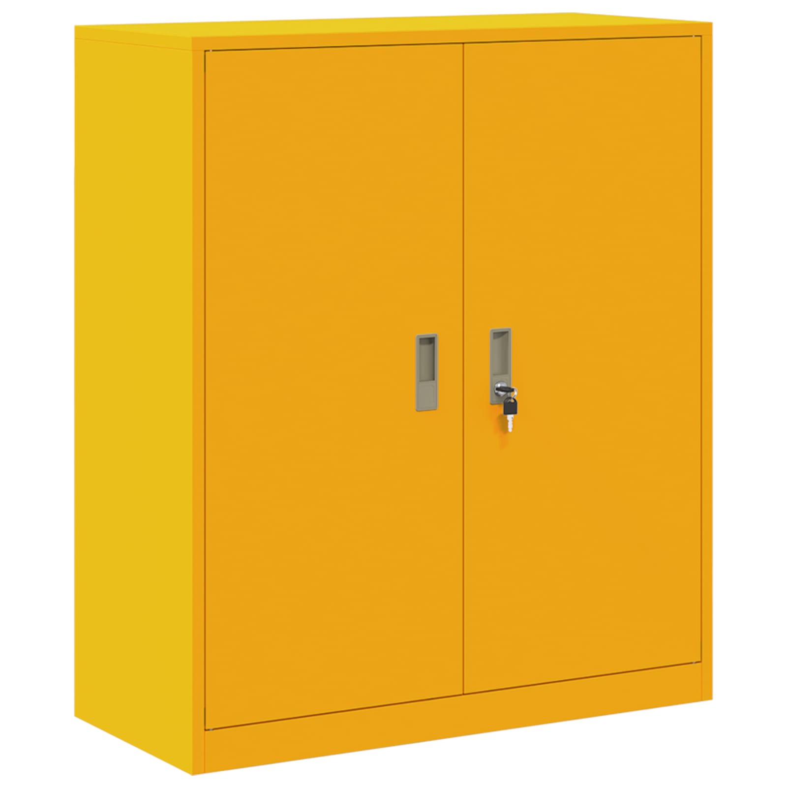 Armoire de rangement Jaune moutarde 90 x 40 x 105 cm - XIOS