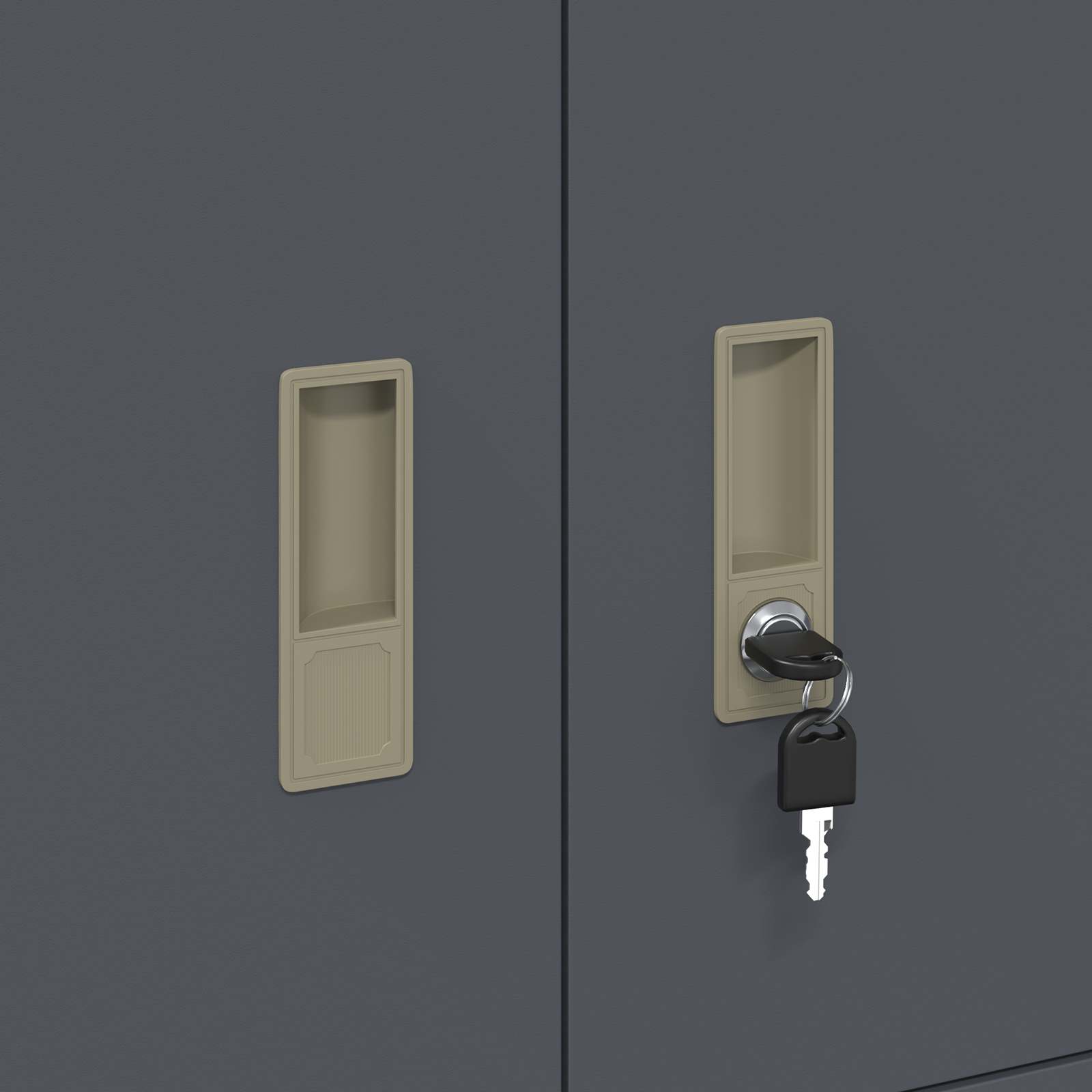 Armoire de rangement avec stockage Anthracite 80 x 40 x 40 cm