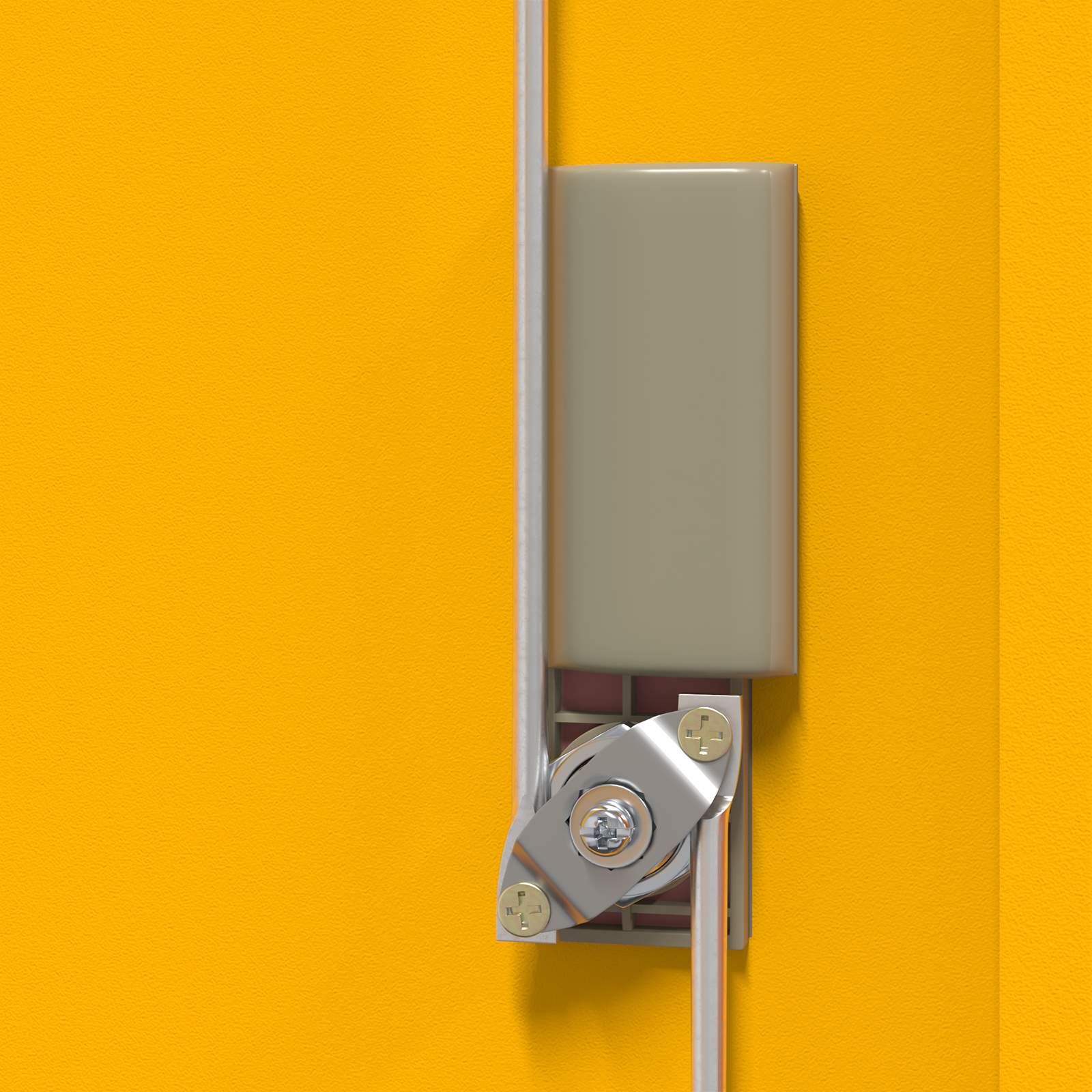 Armoire de rangement Jaune moutarde 80 x 40 x 40 cm