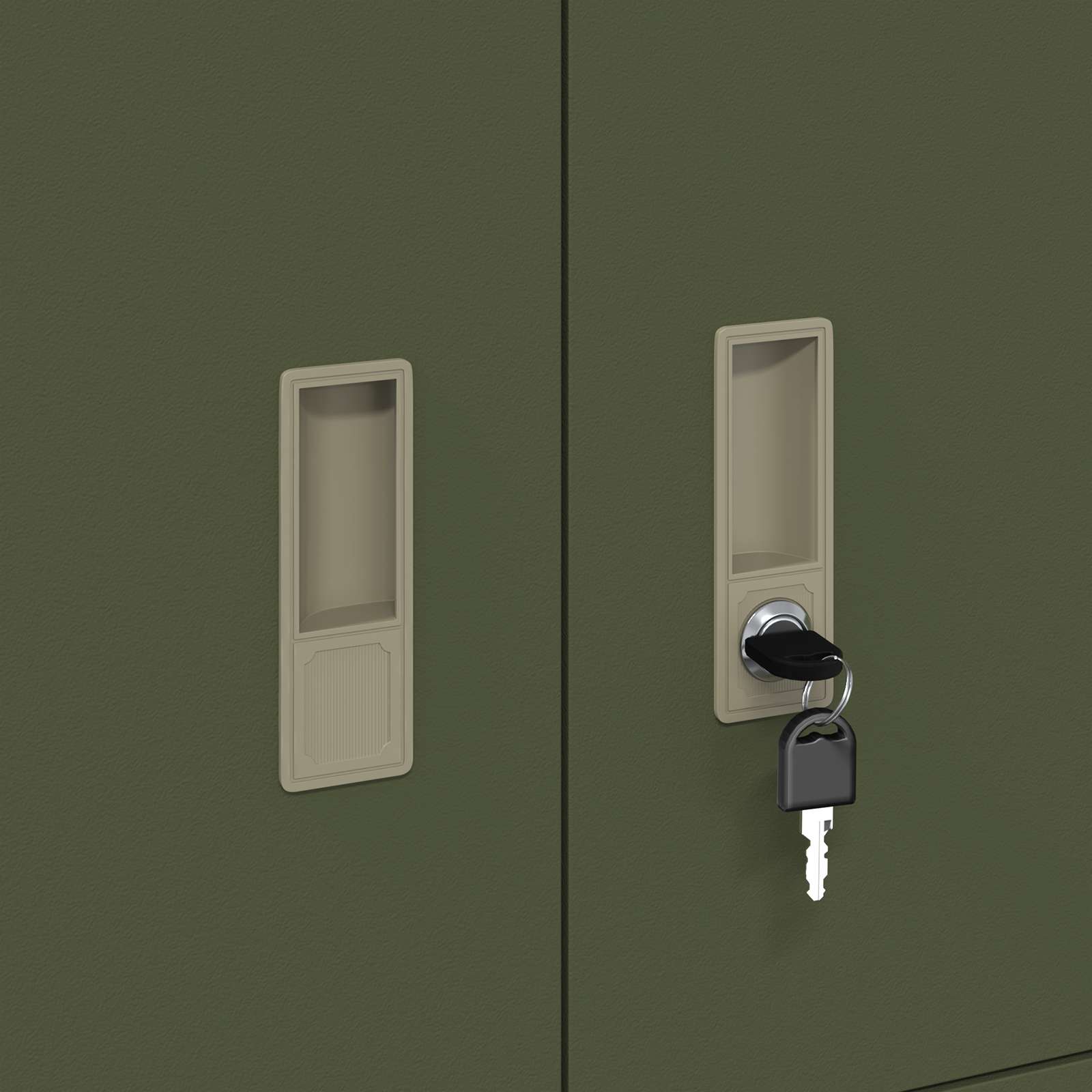 Armoire de rangement avec stockage Vert olive 80 x 40 x 40 cm