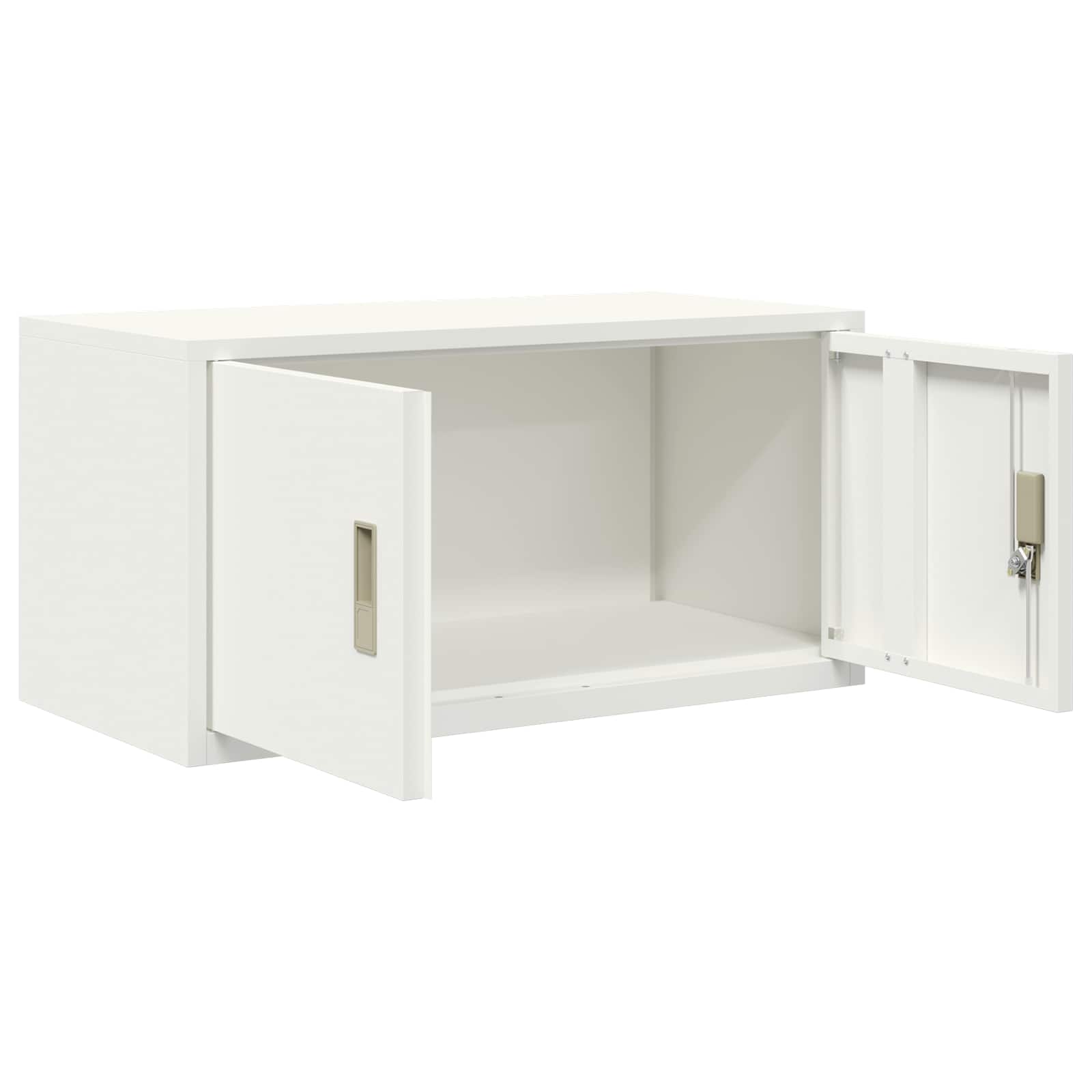 Armoire de rangement Blanc 80 x 40 x 40 cm Acier Laminé à Froid