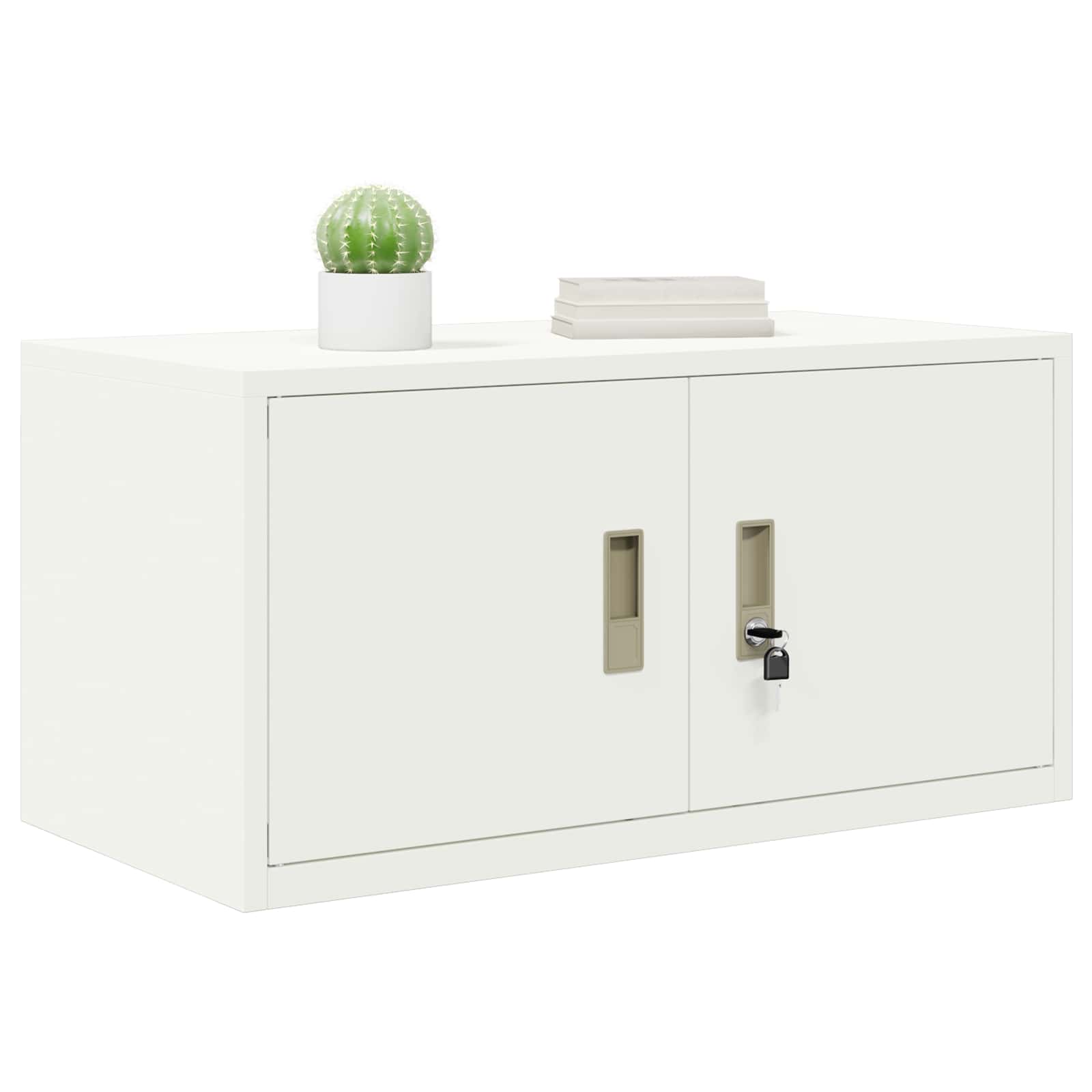 Armoire de rangement Blanc 80 x 40 x 40 cm Acier Laminé à Froid