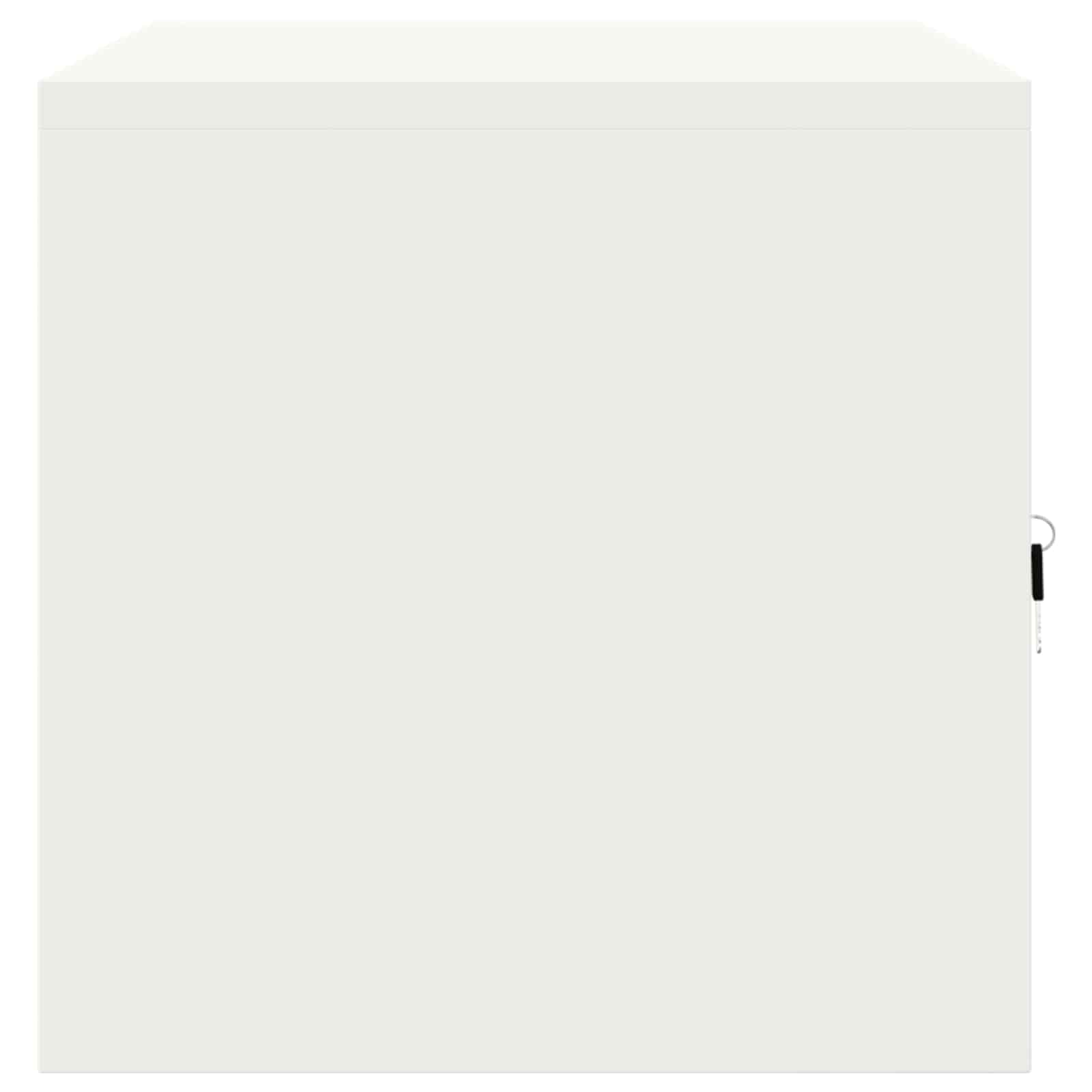 Armoire de rangement Blanc 80 x 40 x 40 cm Acier Laminé à Froid