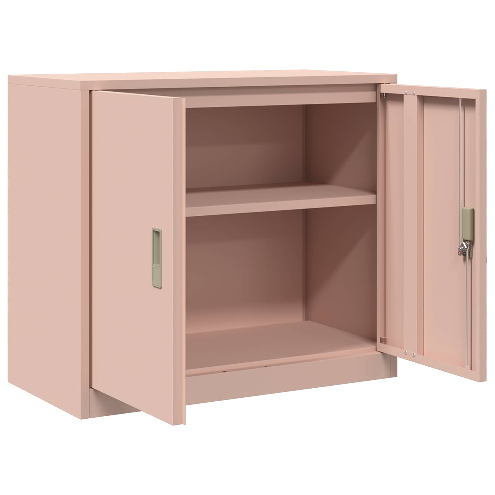 Armoire de rangement Rose 80 x 40 x 70 cm Acier Laminé à Froid - XIOS