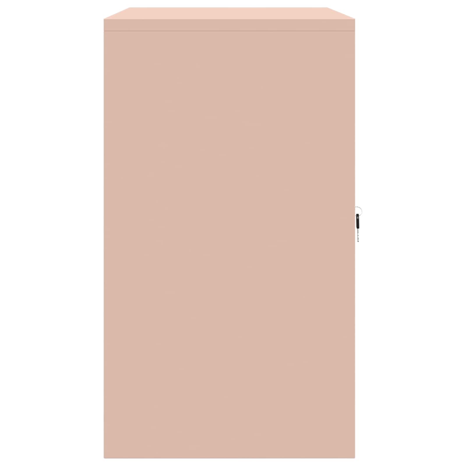 Armoire de rangement Rose 80 x 40 x 70 cm Acier Laminé à Froid - XIOS