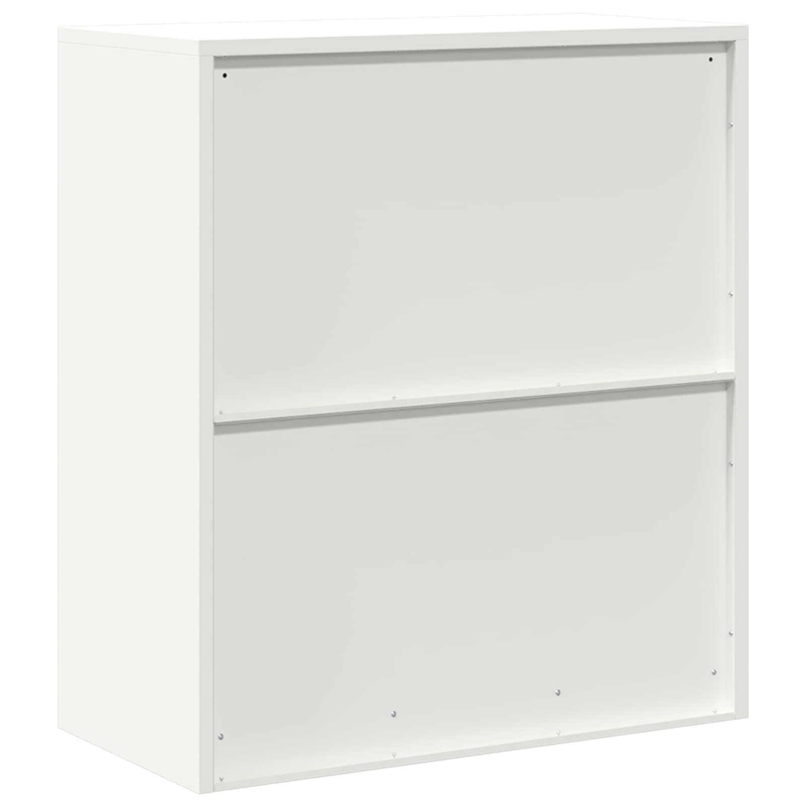 Armoire de rangement Blanc 80 x 40 x 90 cm Acier Laminé à Froid - XIOS