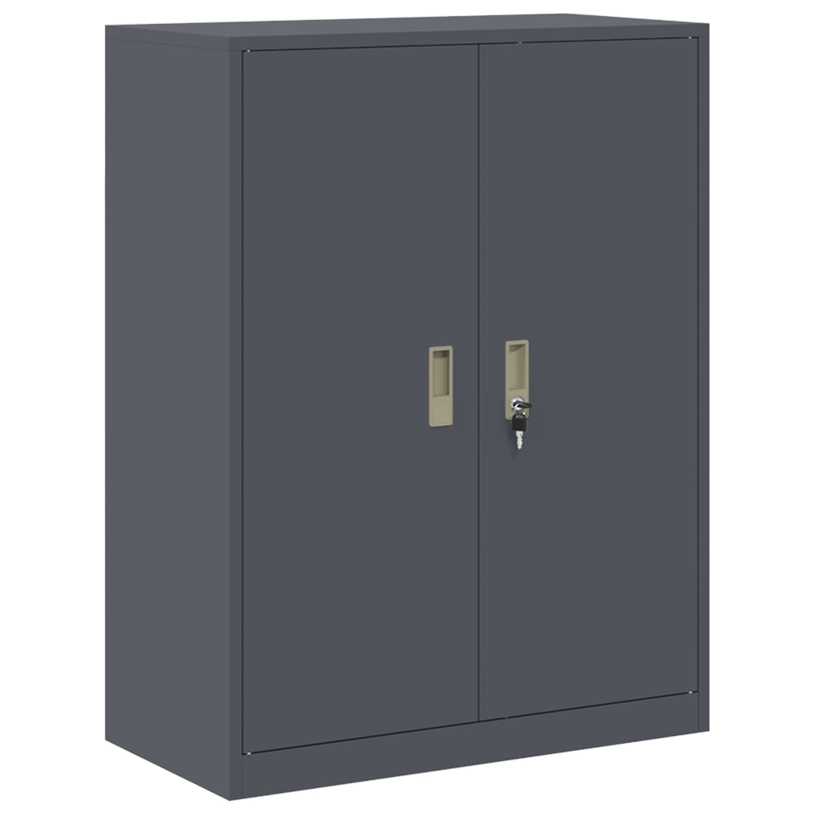 Armoire de rangement avec stockage Anthracite 80 x 40 x 105 cm
