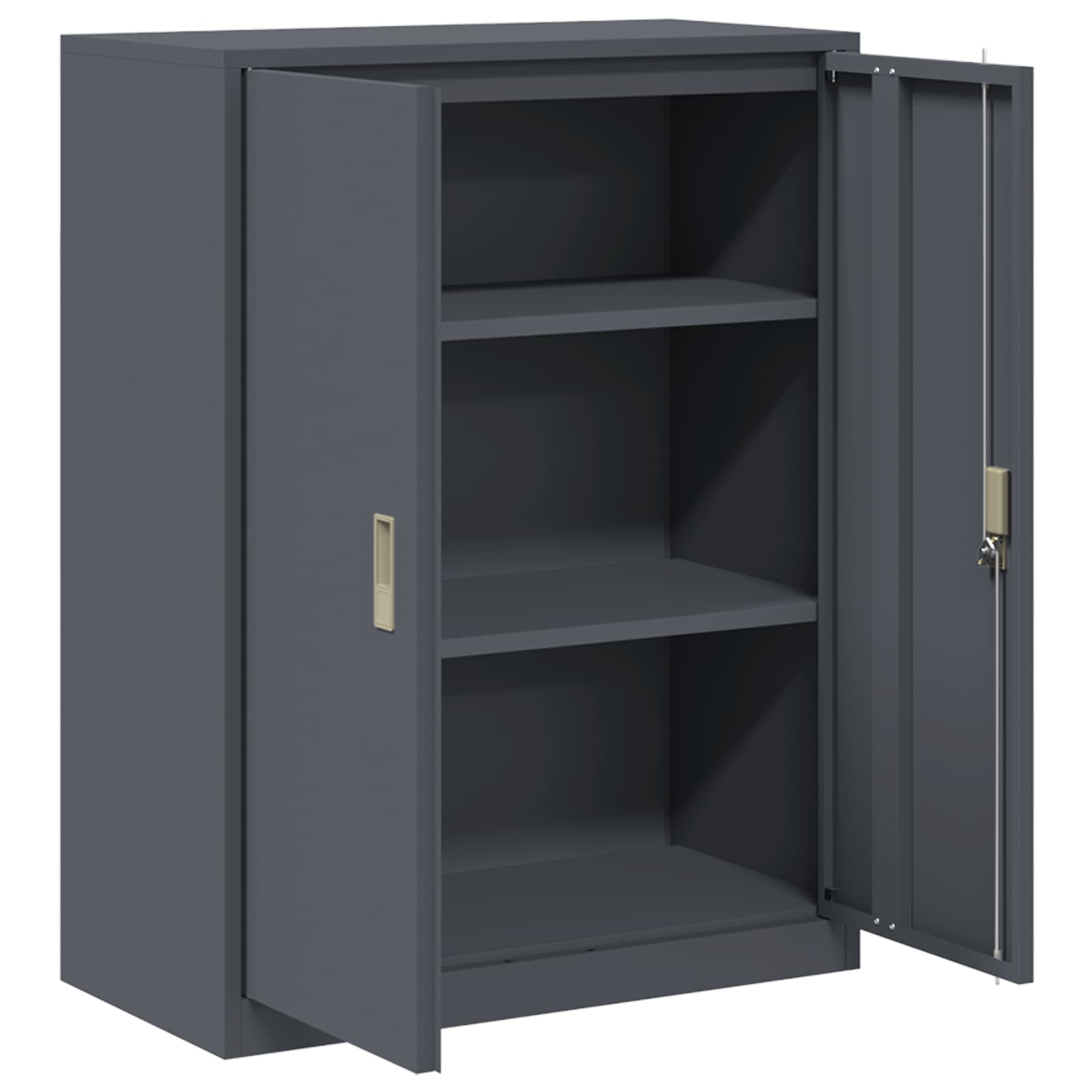 Armoire de rangement avec stockage Anthracite 80 x 40 x 105 cm - XIOS
