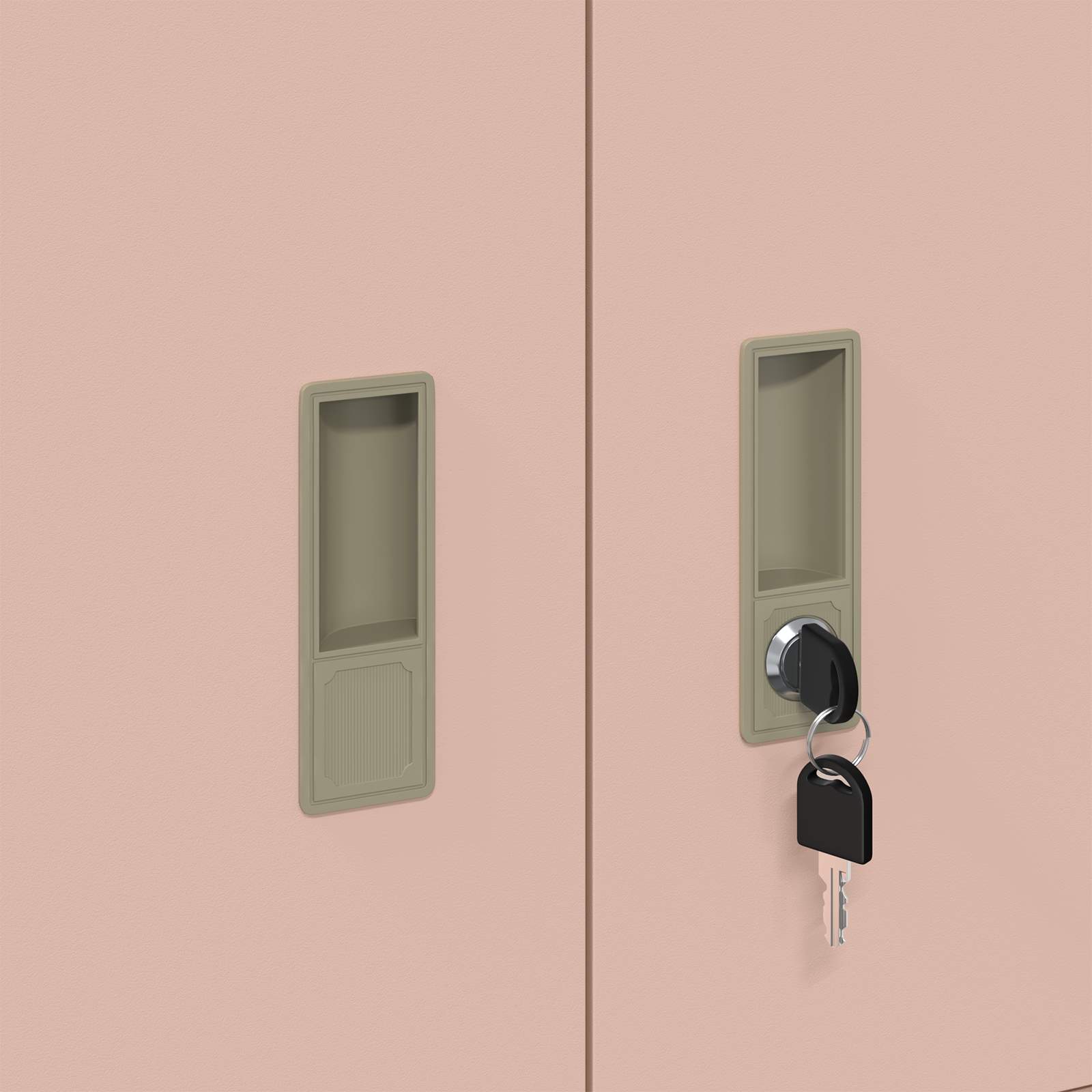 Armoire de rangement Rose 60 x 40 x 40 cm Acier Laminé à Froid