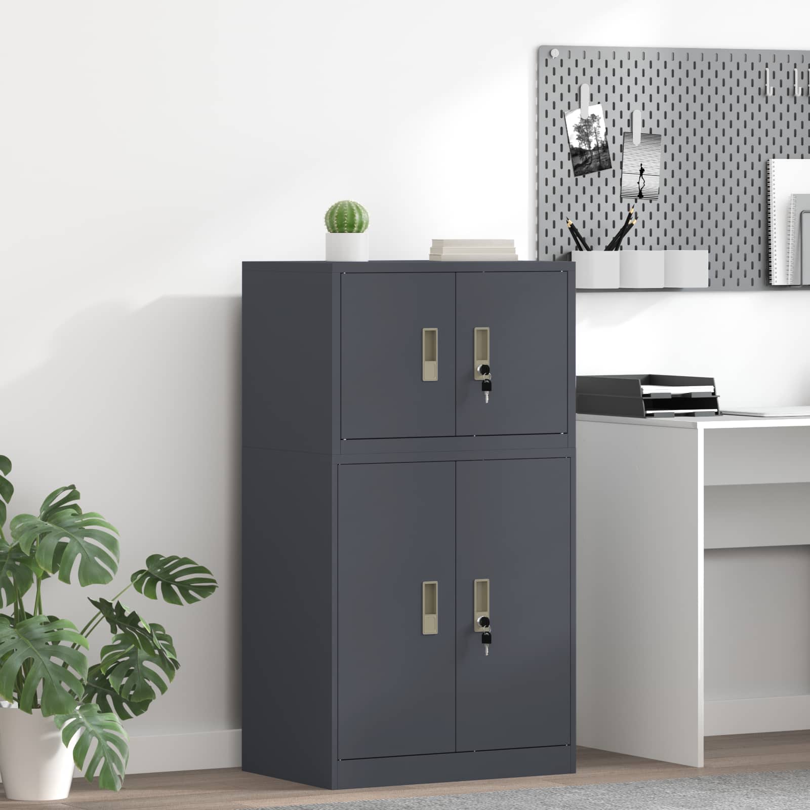 Armoire de rangement avec stockage Anthracite 60 x 40 x 40 cm