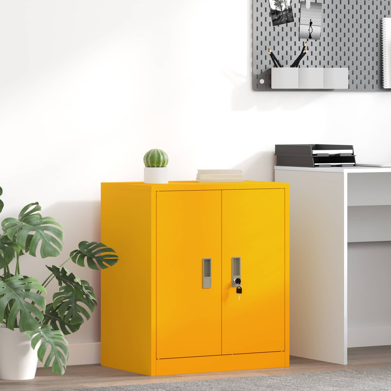Armoire de rangement Jaune moutarde 60 x 40 x 70 cm