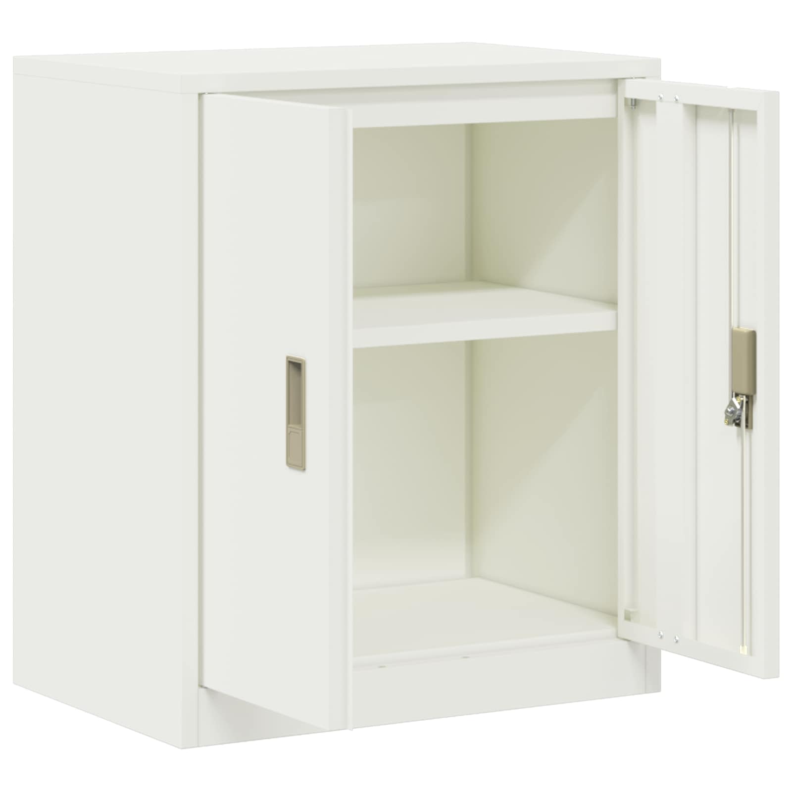 Armoire de rangement Blanc 60 x 40 x 70 cm Acier Laminé à Froid - XIOS