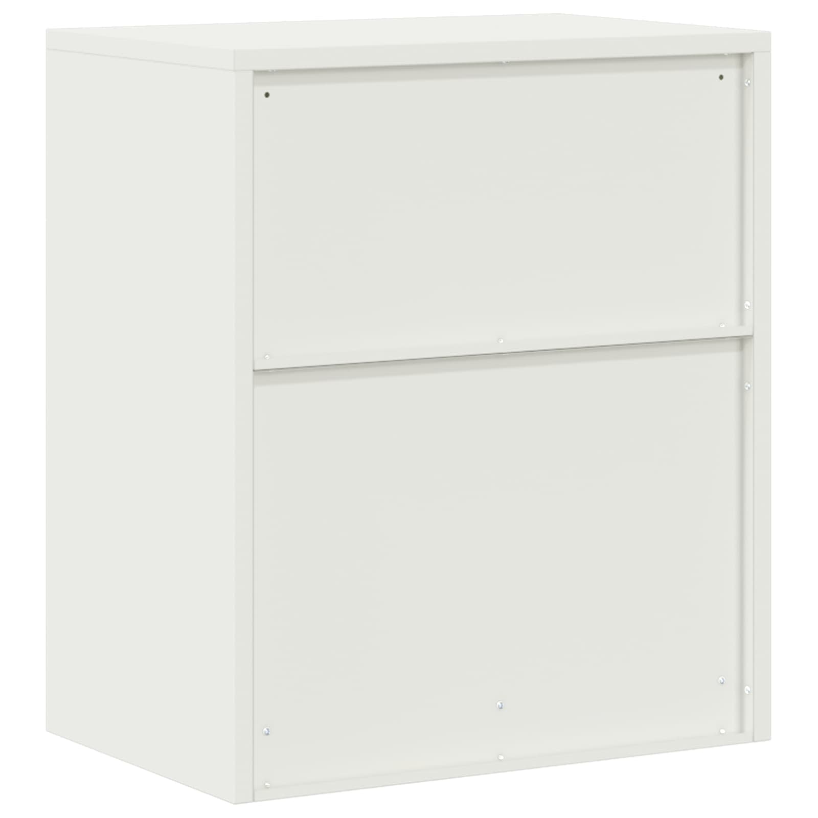 Armoire de rangement Blanc 60 x 40 x 70 cm Acier Laminé à Froid - XIOS