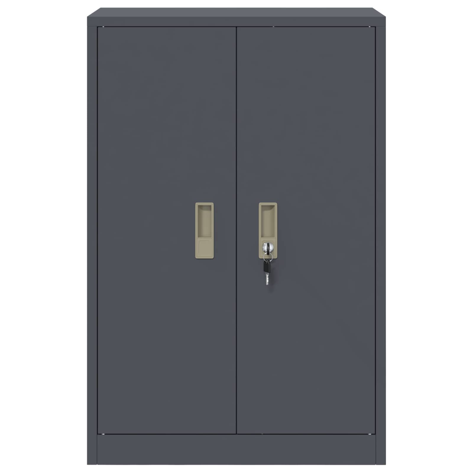Armoire de rangement avec stockage Anthracite 60 x 40 x 90 cm - XIOS