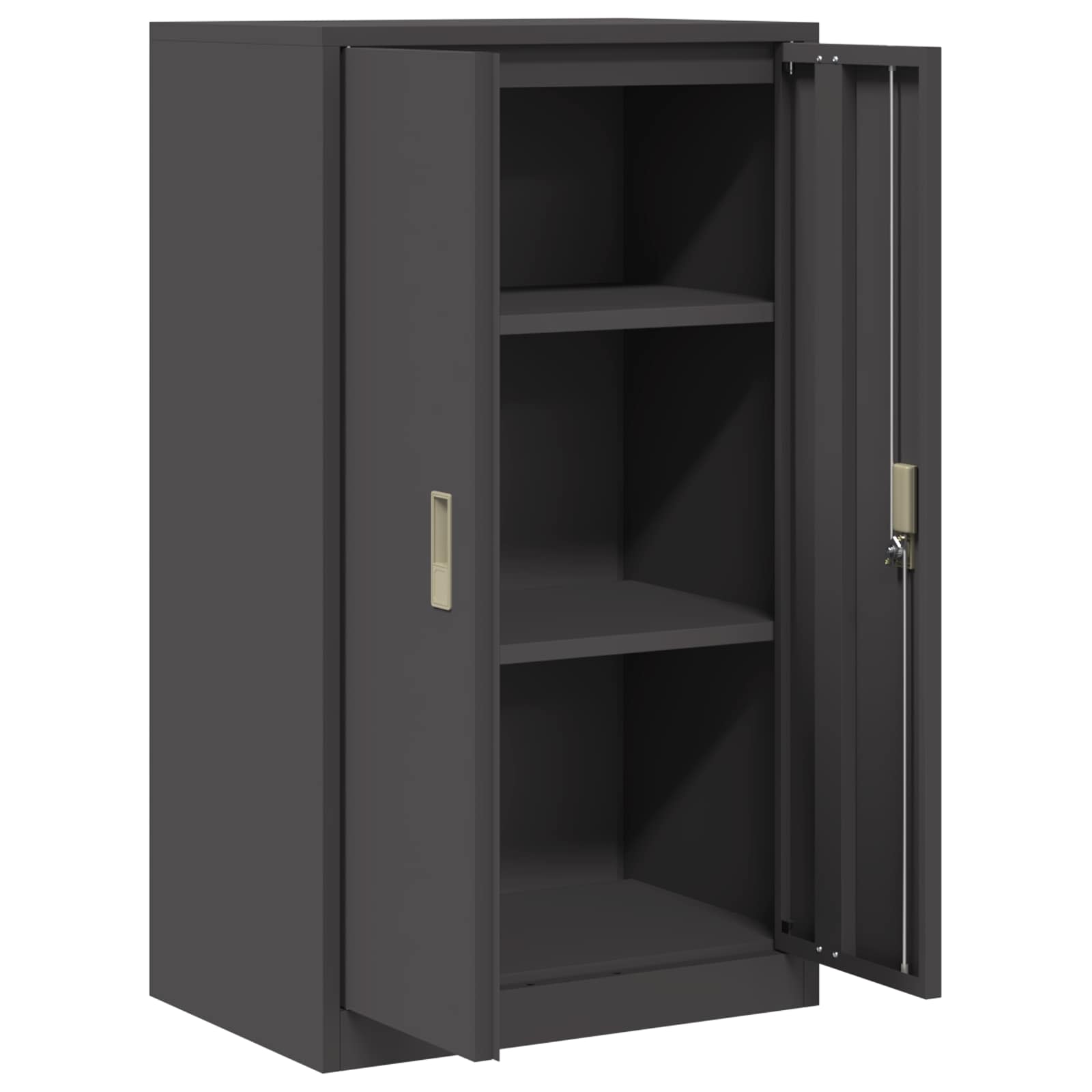 Armoire de rangement Noir 60 x 40 x 105 cm Acier Laminé à Froid - XIOS